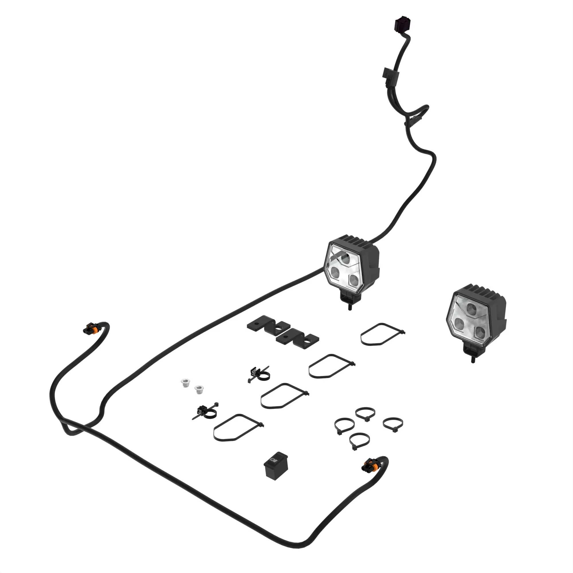 John Deere LED Front Work Light Attachment - BUC11438