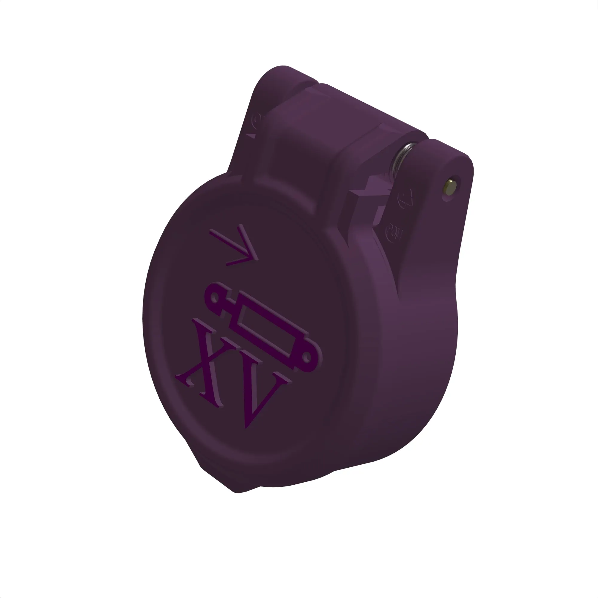 COVER, COUPLER, RETRACT, XV, VIOLET