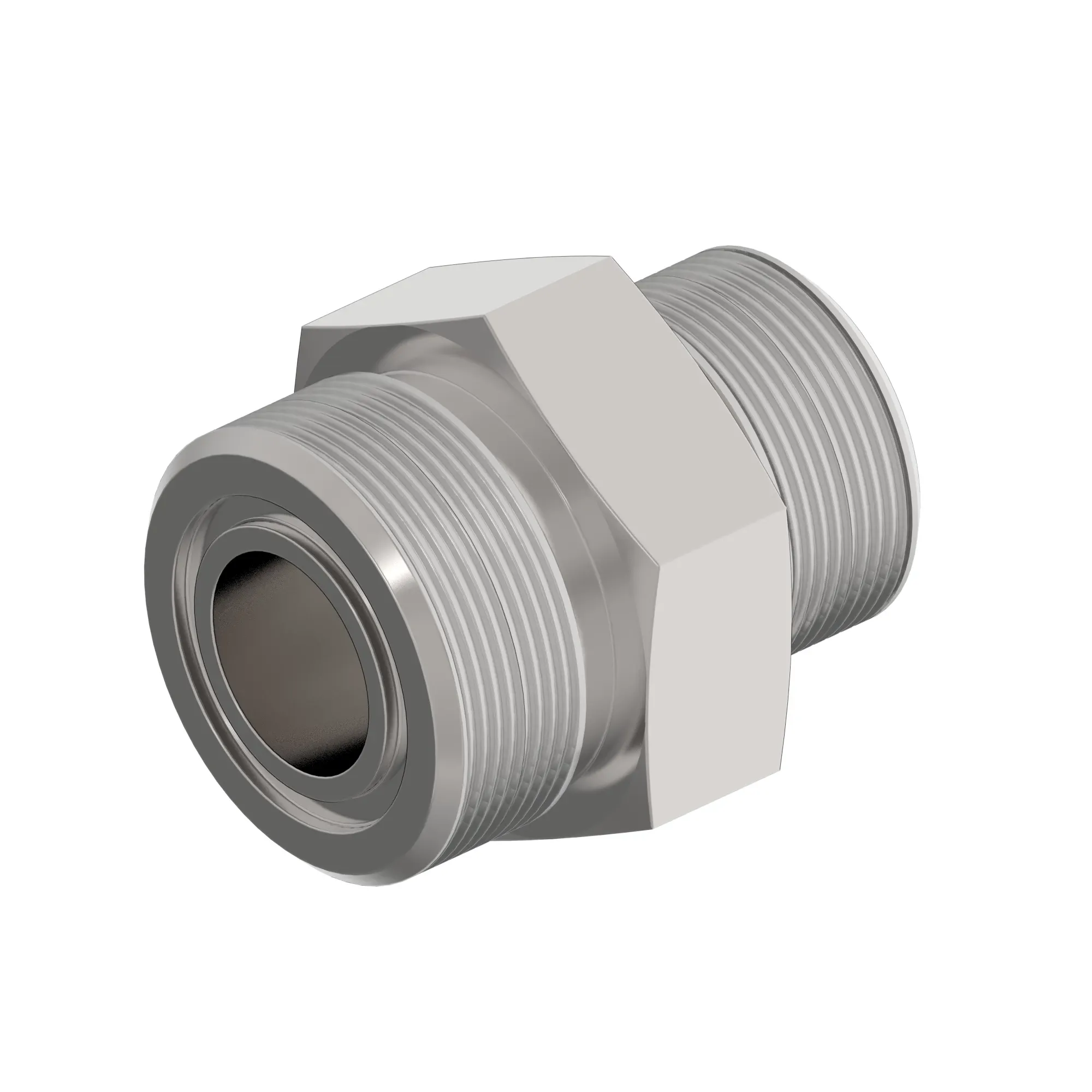 STUD STRAIGHT, ORFS W/METRIC HEX
