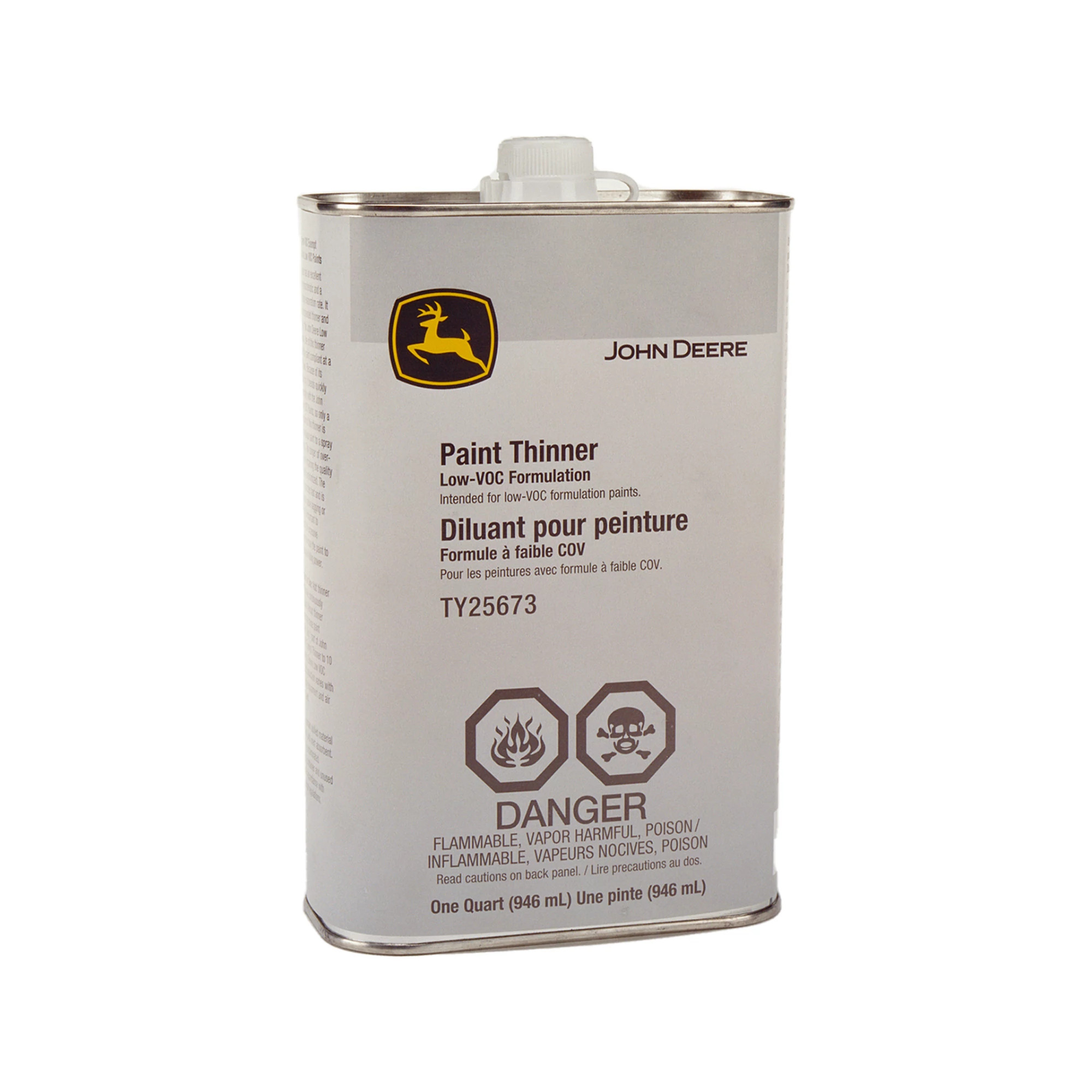 John Deere Paint Thinner (Low VOC), 946 ml (1 Quart) - TY25673