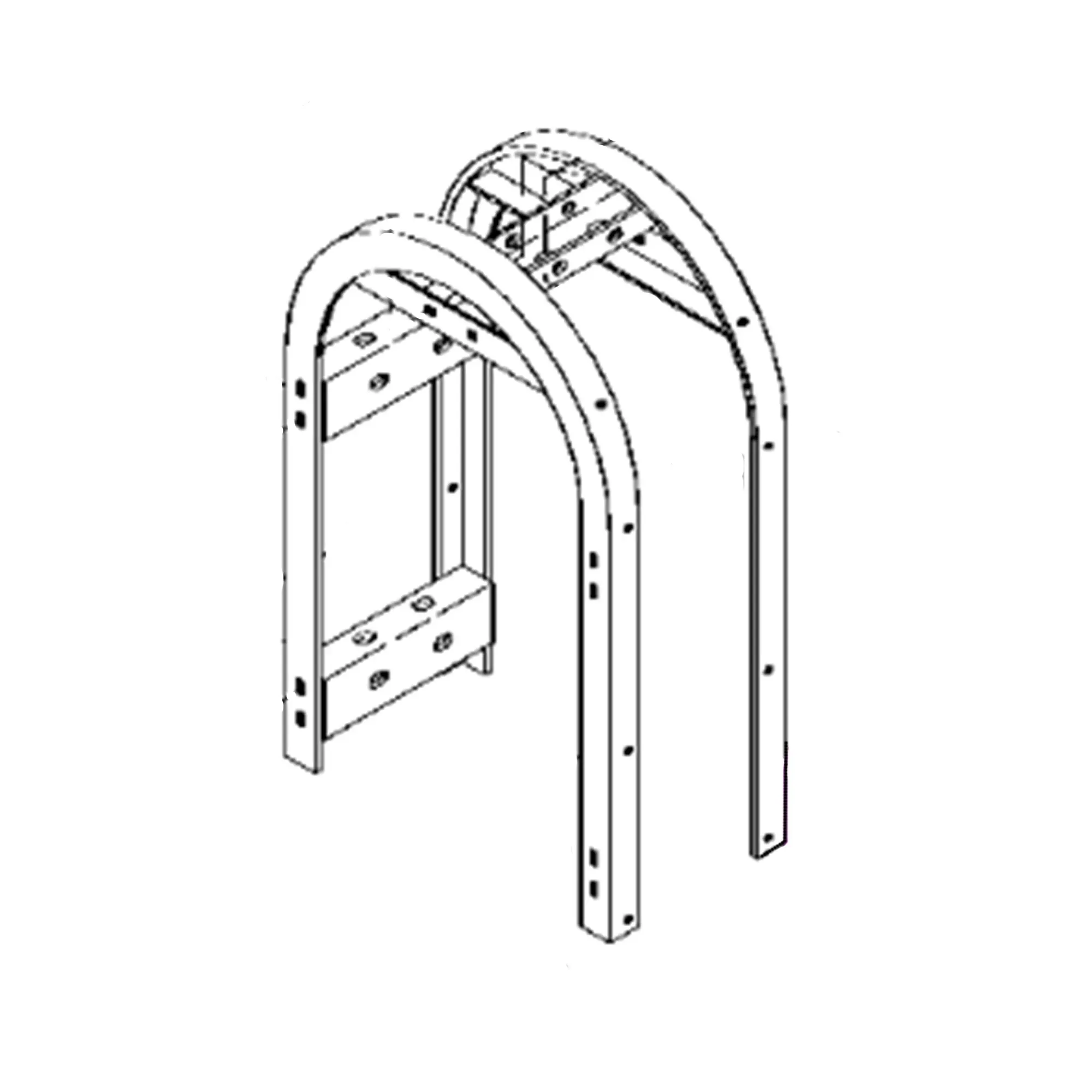 John Deere Wheel Shield Frame - AN202808