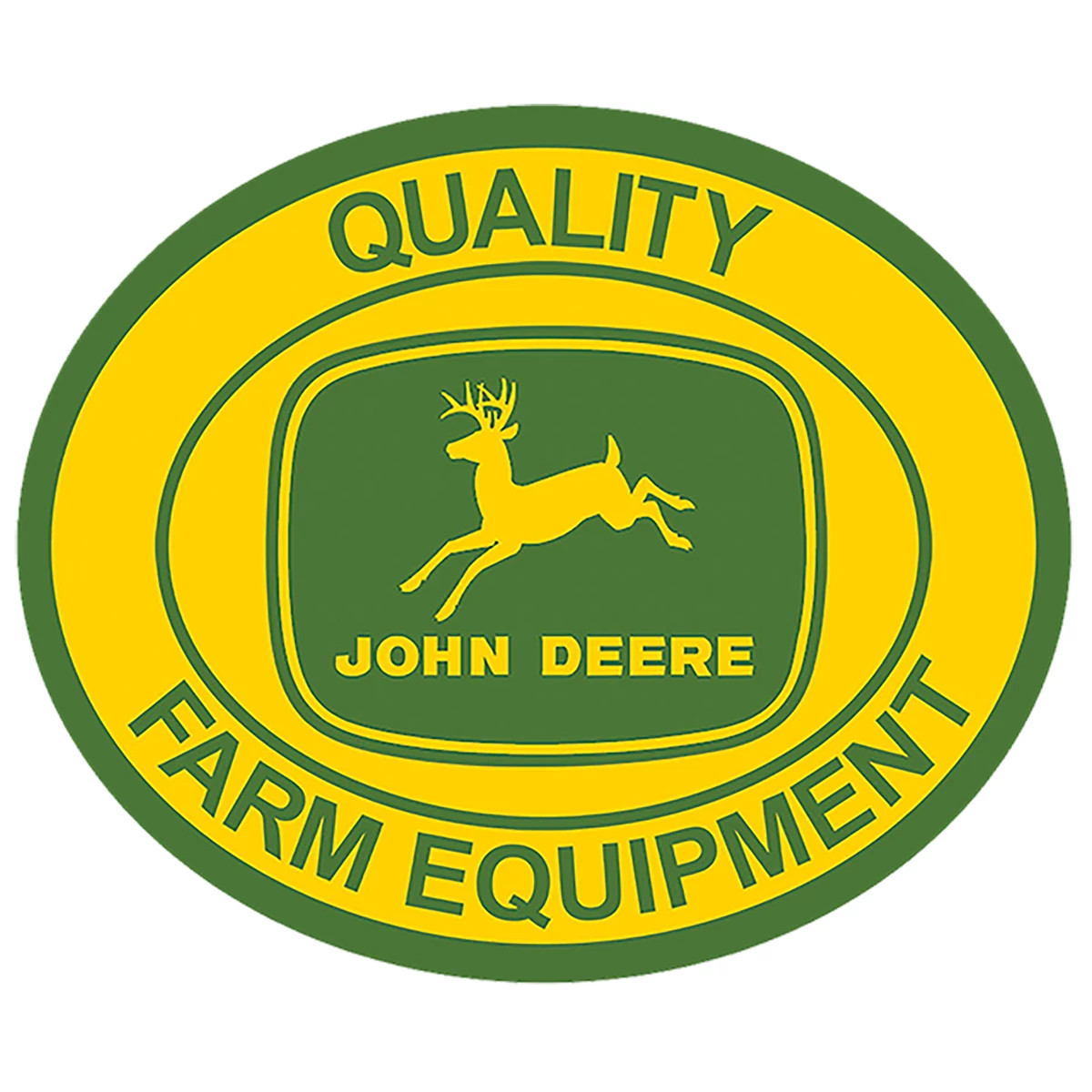 "Quality Farm Equipment Tin Magnet"