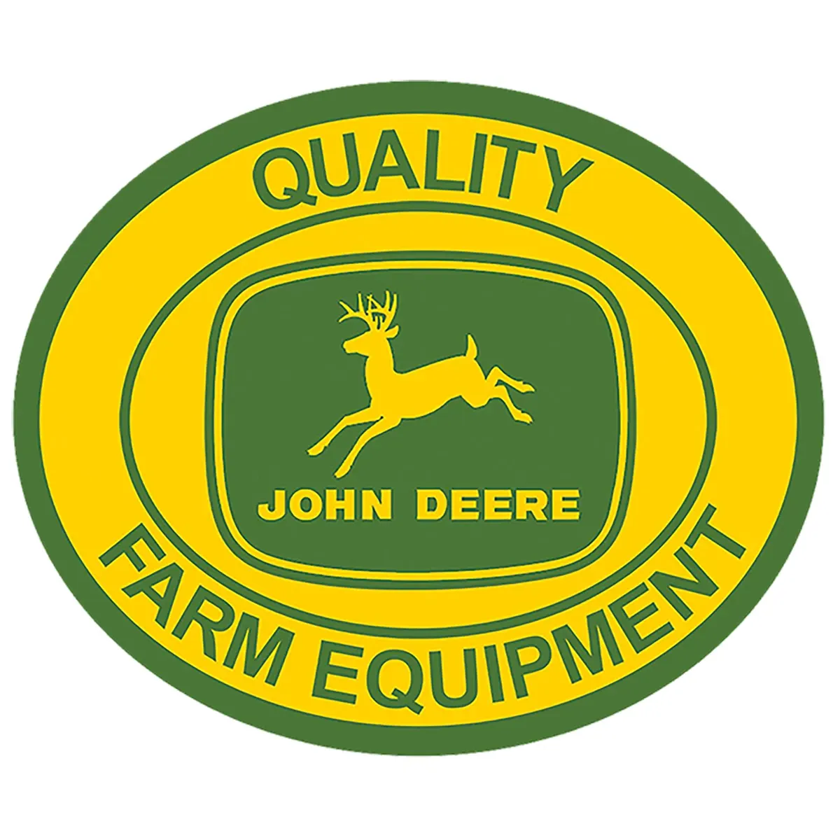 "Quality Farm Equipment Tin Magnet"