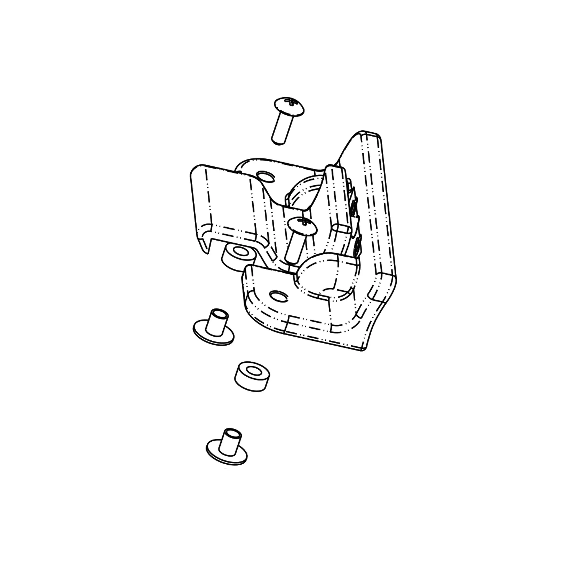 John Deere Side Window Latch Kit, Lock G-Series - AT490462