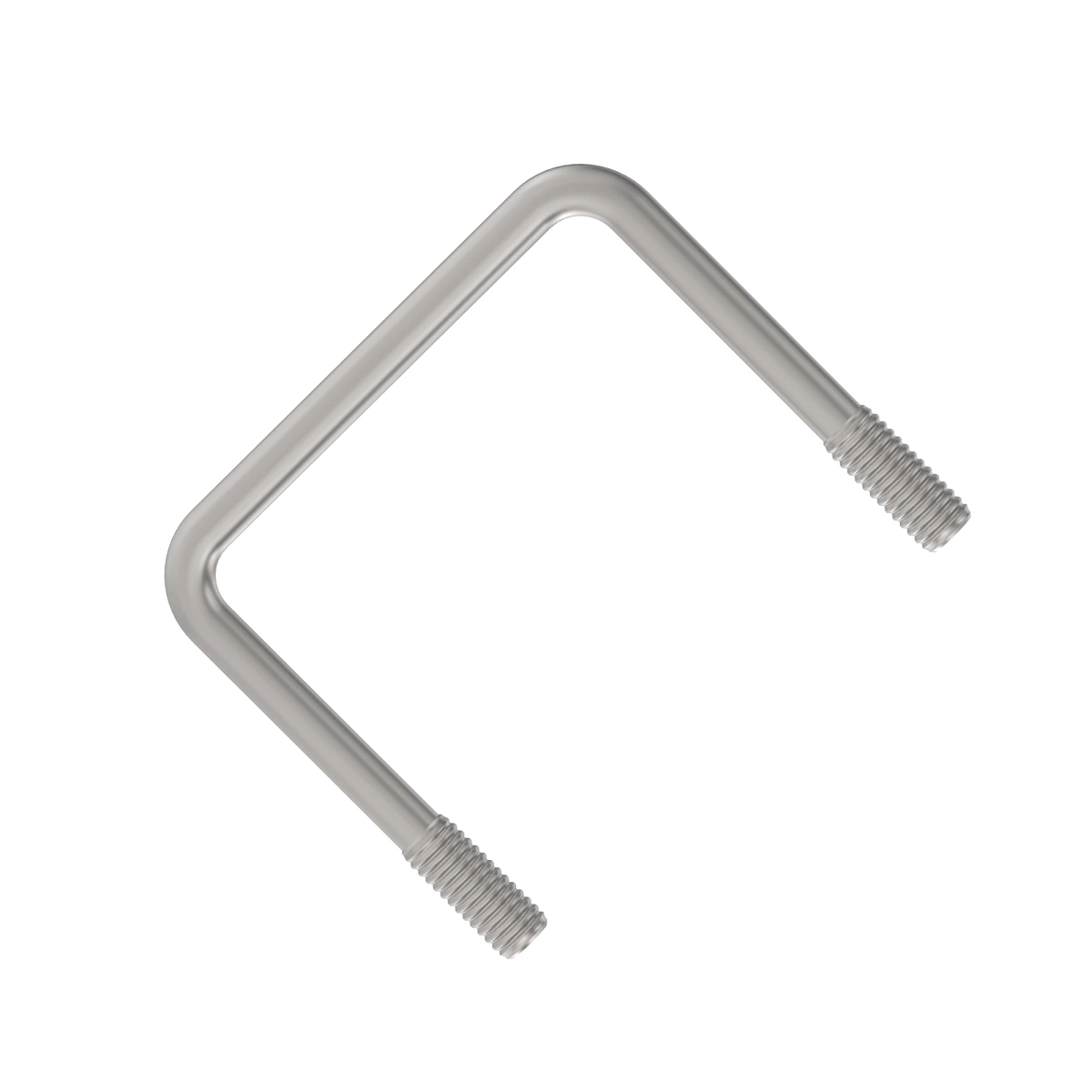 U-Bolt, M16 X 140, 6'' Span, Zn