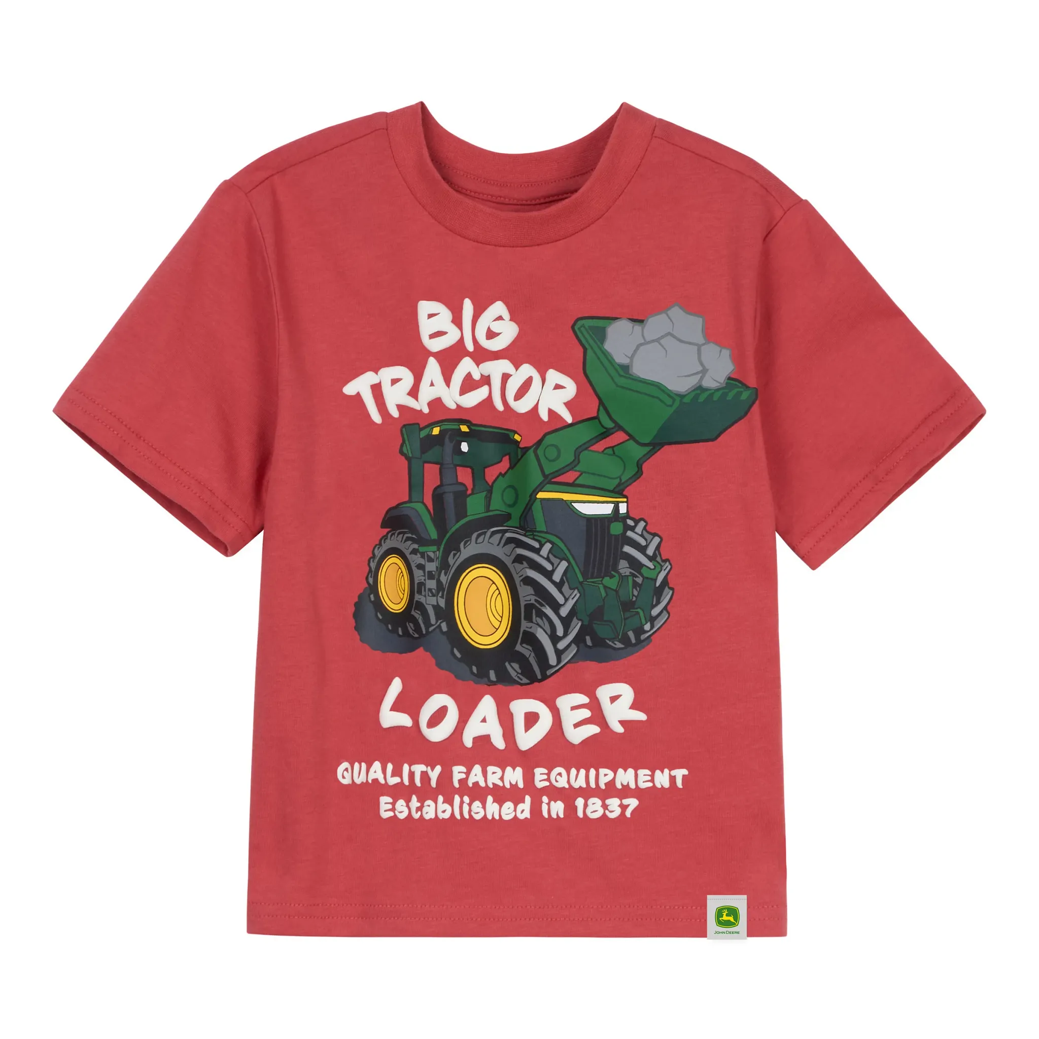 Toddler Big Tractor Loader T-Shirt and Shorts Outfit Set