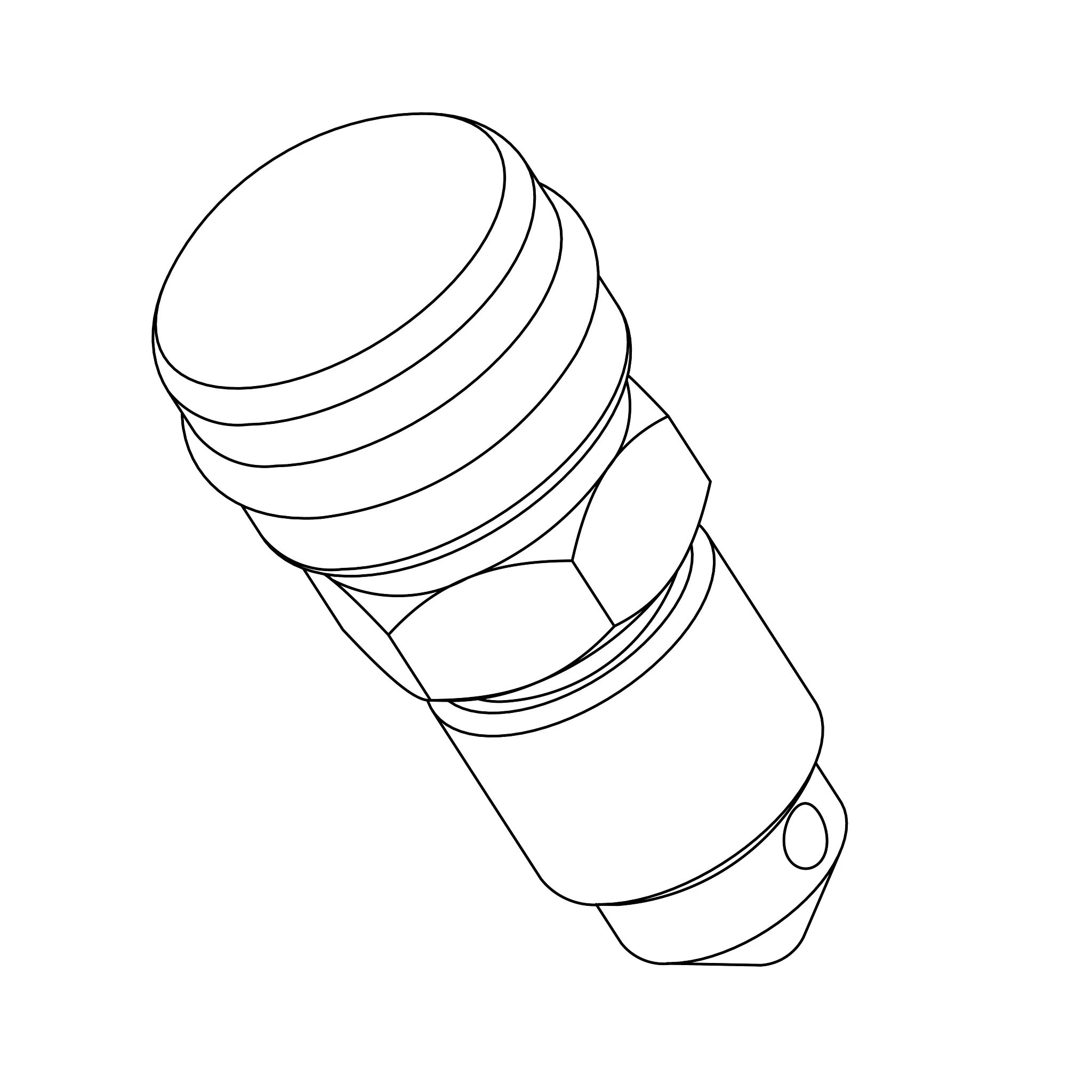 John Deere Bleed Valve with Dust Cap - AXE55888