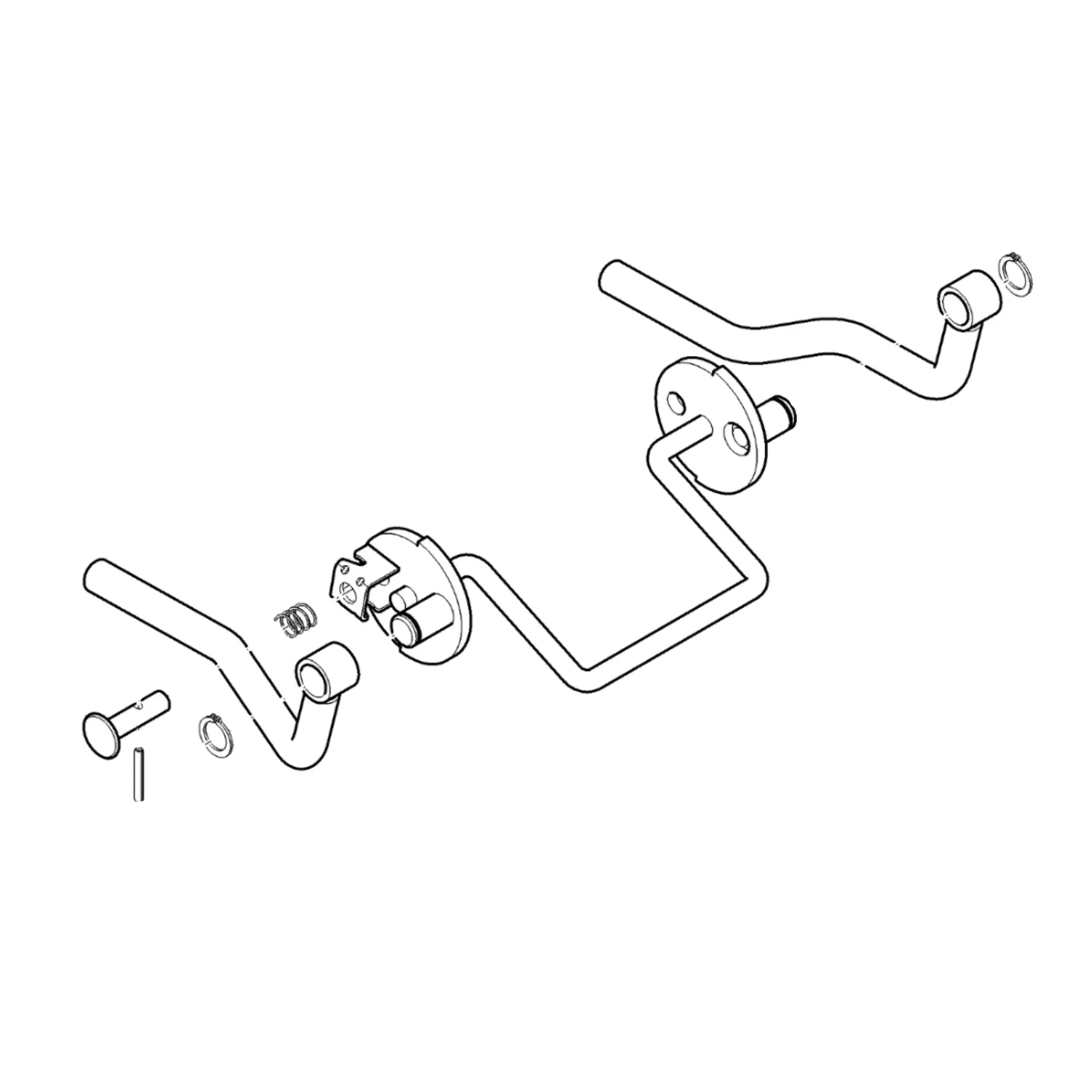 John Deere Front Three Point Hitch - LVB24810
