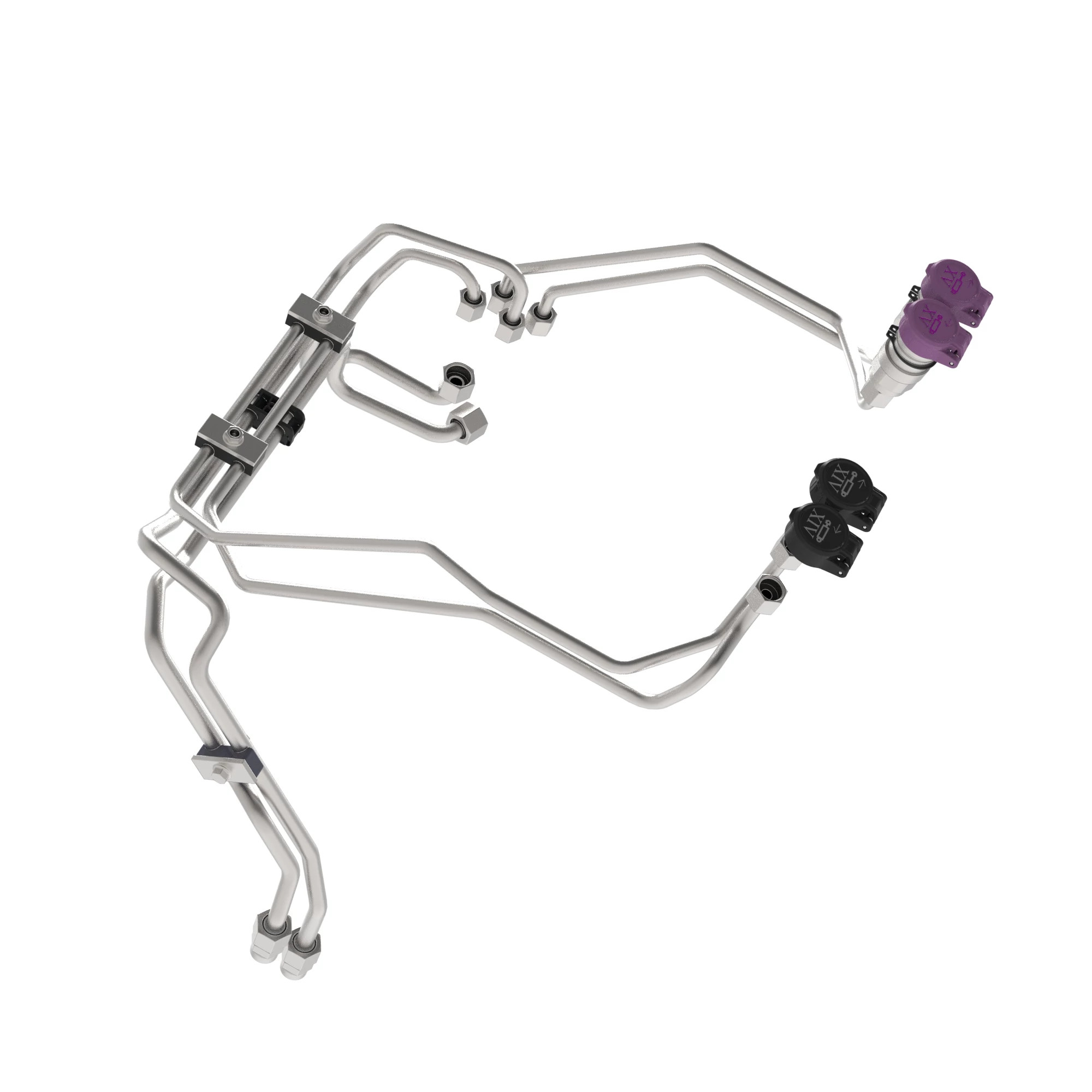 John Deere Oil Line Attachment for 2nd Front SCV via Diverter Valve - BL16561