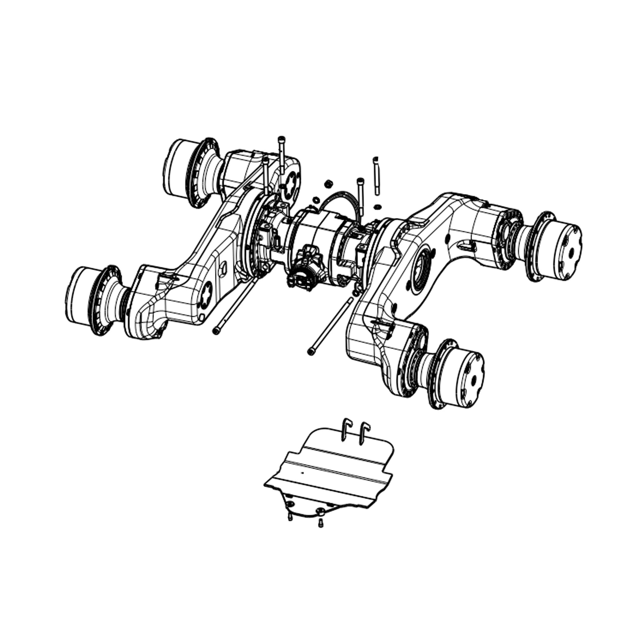 John Deere Axle Assembly Kit - F691117