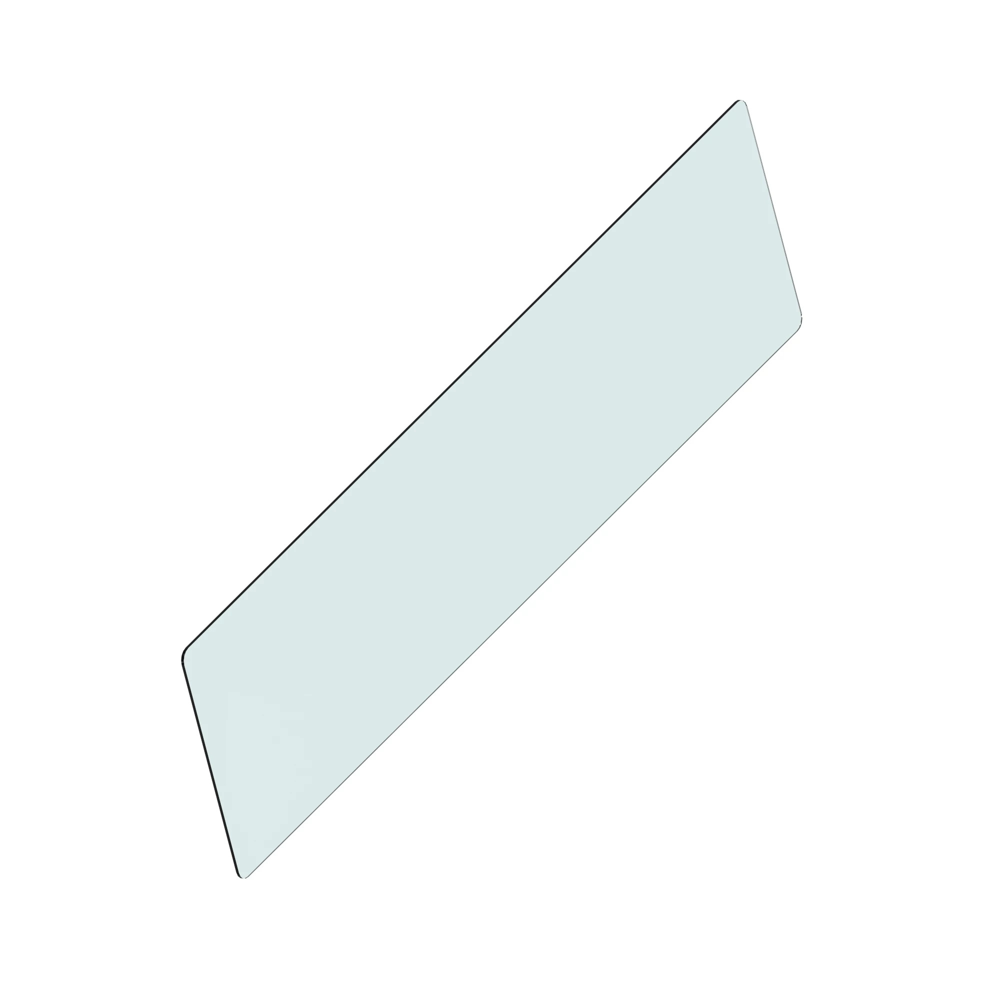 John Deere Front Lower Windowpane - T396635