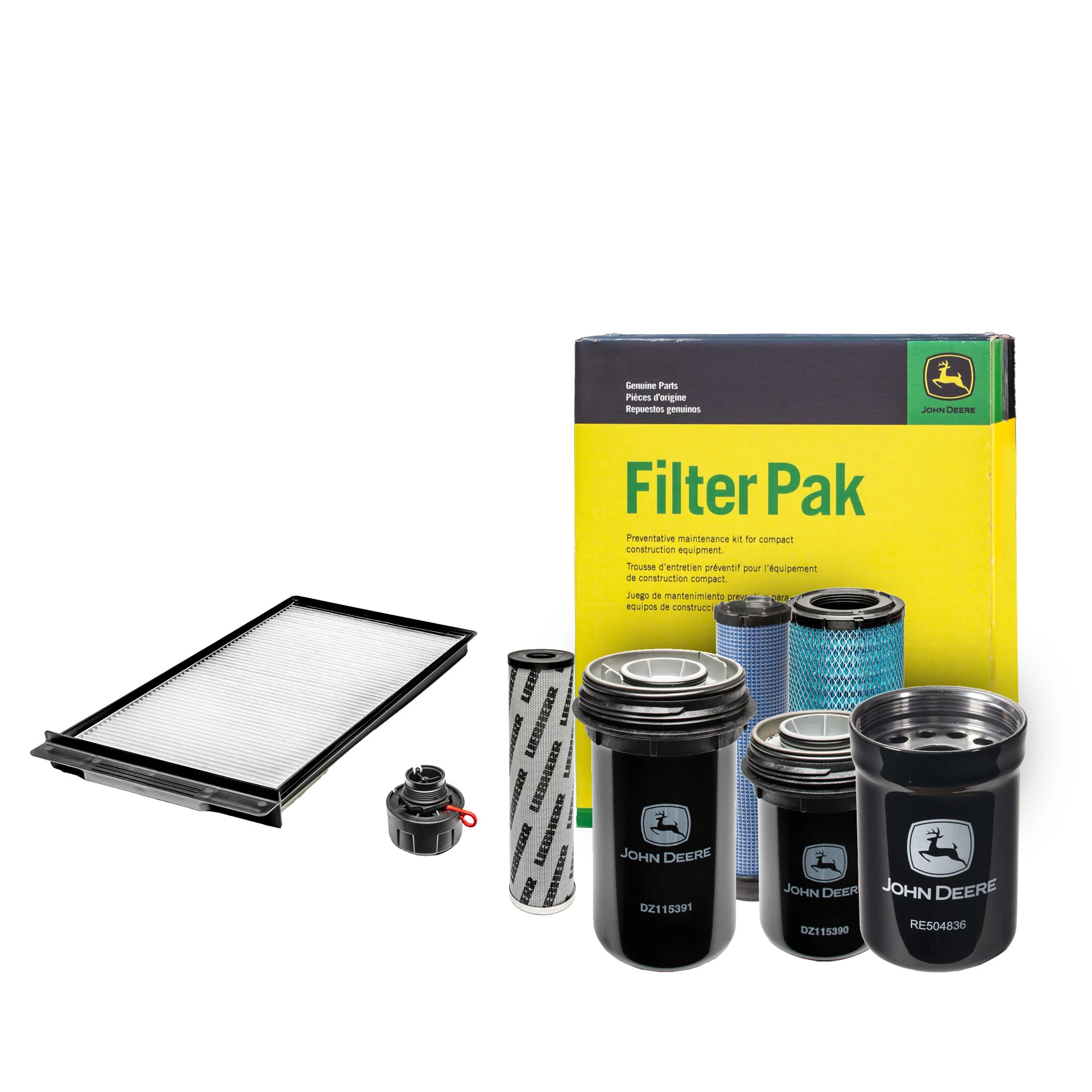 John Deere 1000 Hour Filter Pak for Compact Construction - AT536288