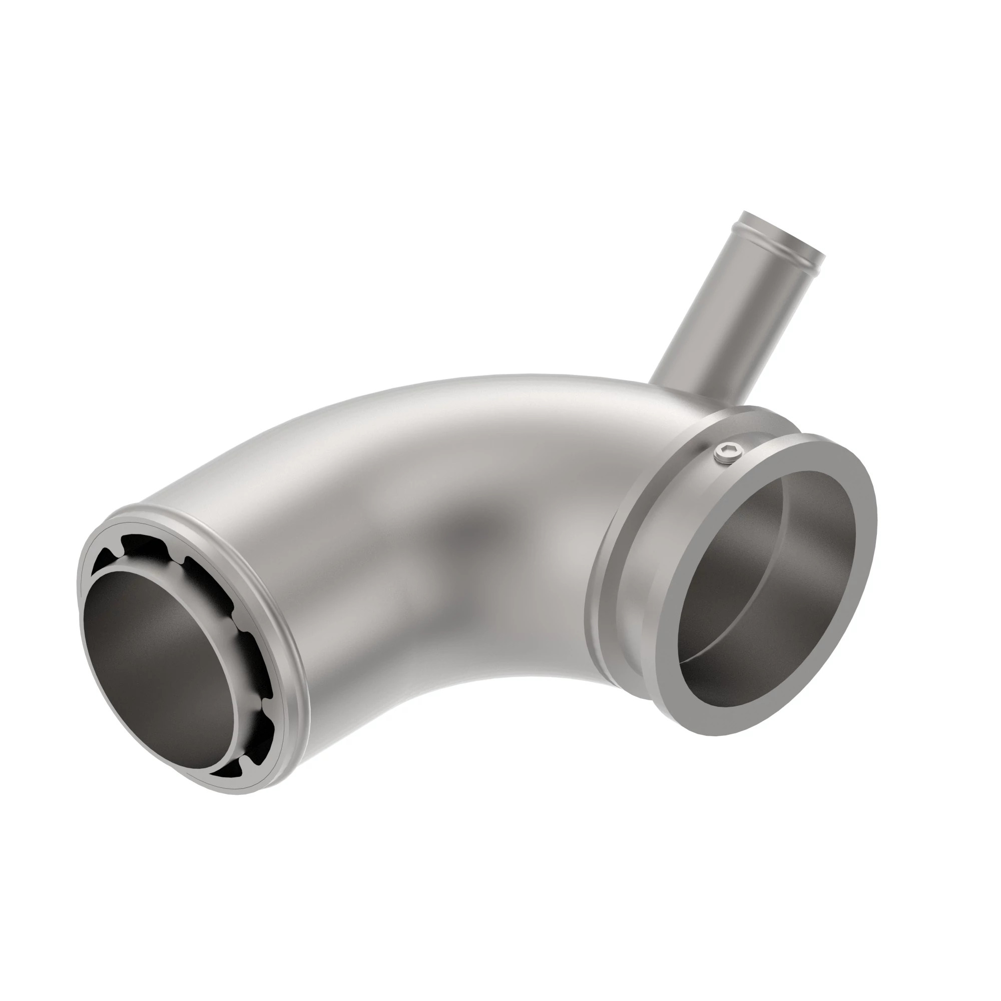 EXHAUST PIPE, WET EXHAUST ELBOW, 4