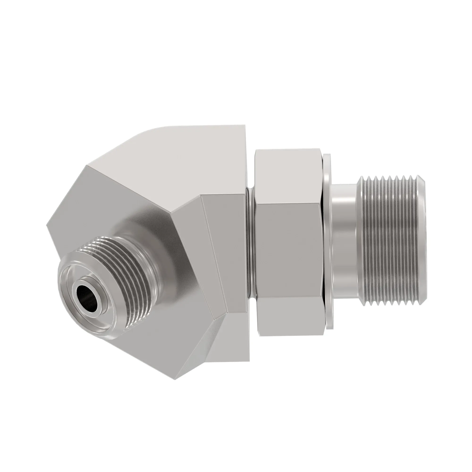45 DEG STRAIGHT THREAD,O-RING FSF