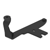 BRACKET, LH FIXED GAS STRUT BRACKET