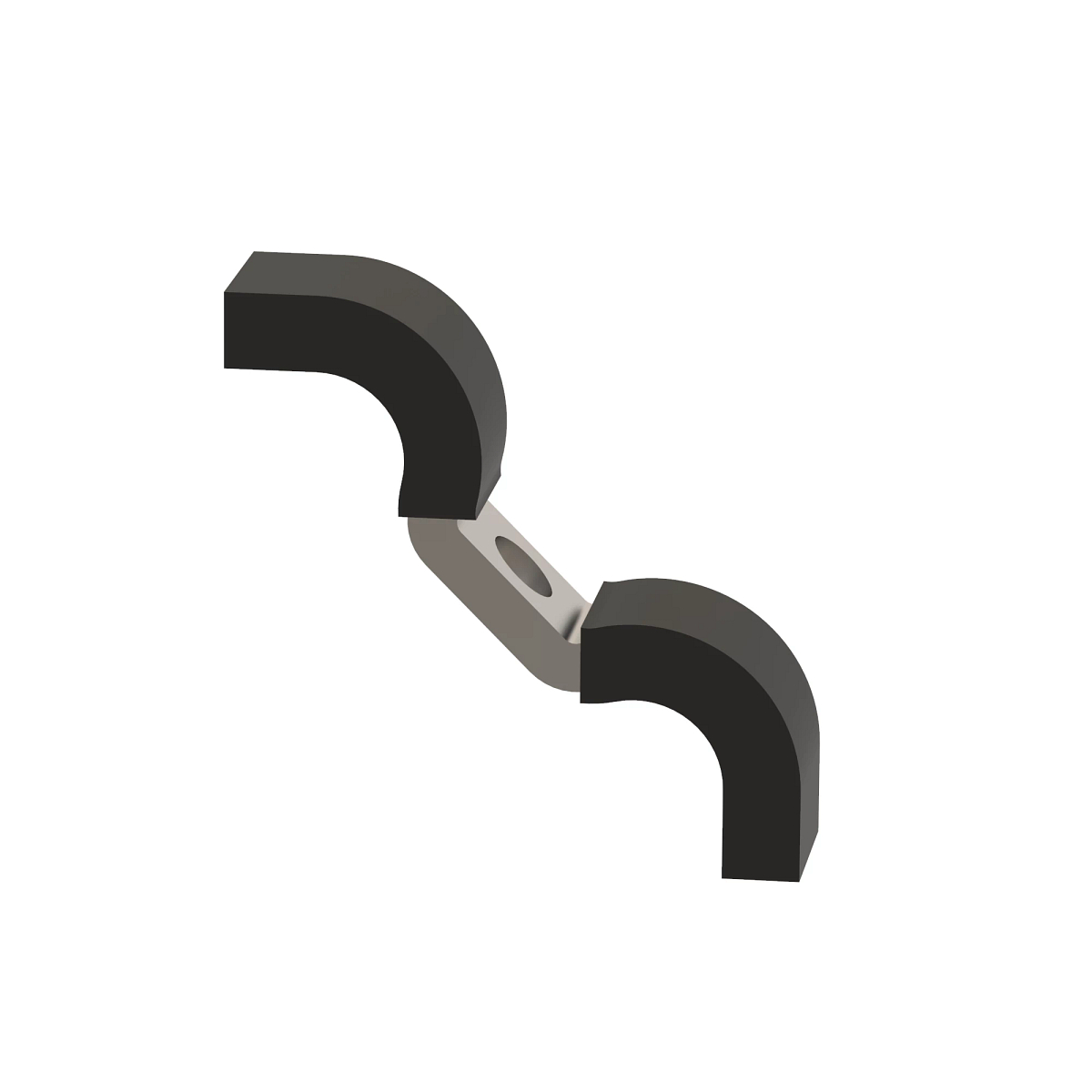 John Deere Bolt-On Double Hose Clamp - U46219