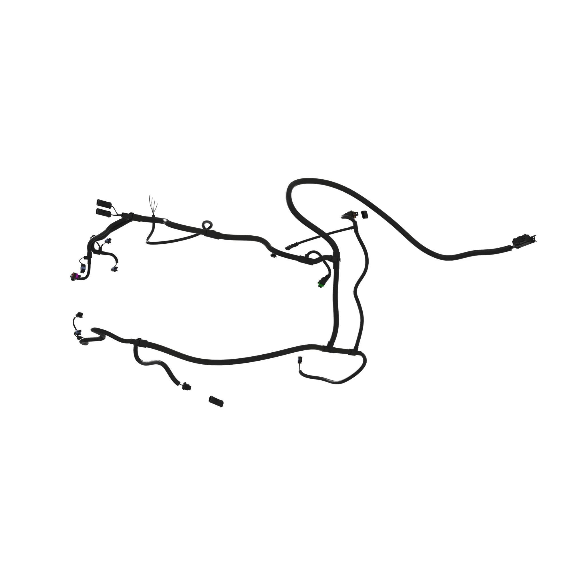 John Deere Transmission Front EPQT Wiring Harness - AL175638