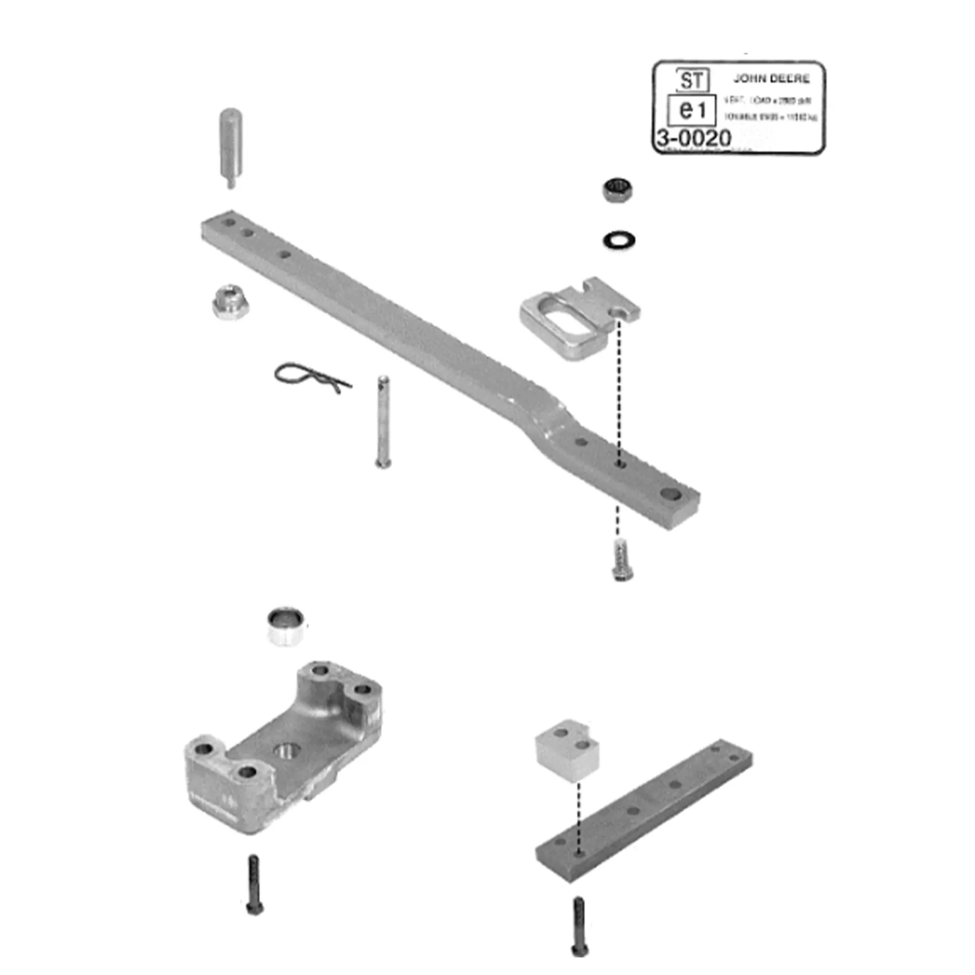 John Deere Drawbar Kit - RE57760