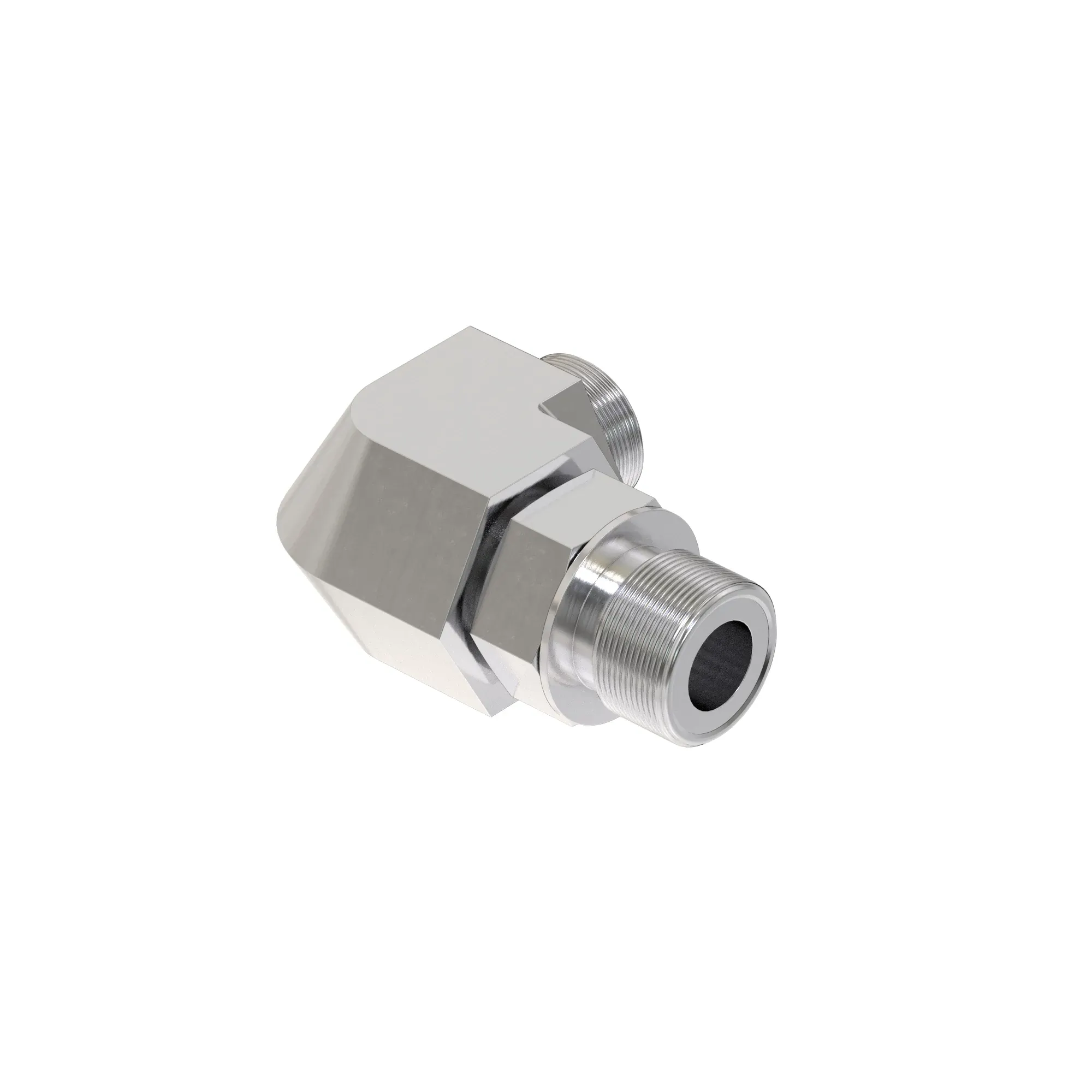 90 DEG ELBOW,O-RING FSF W/MET HEX