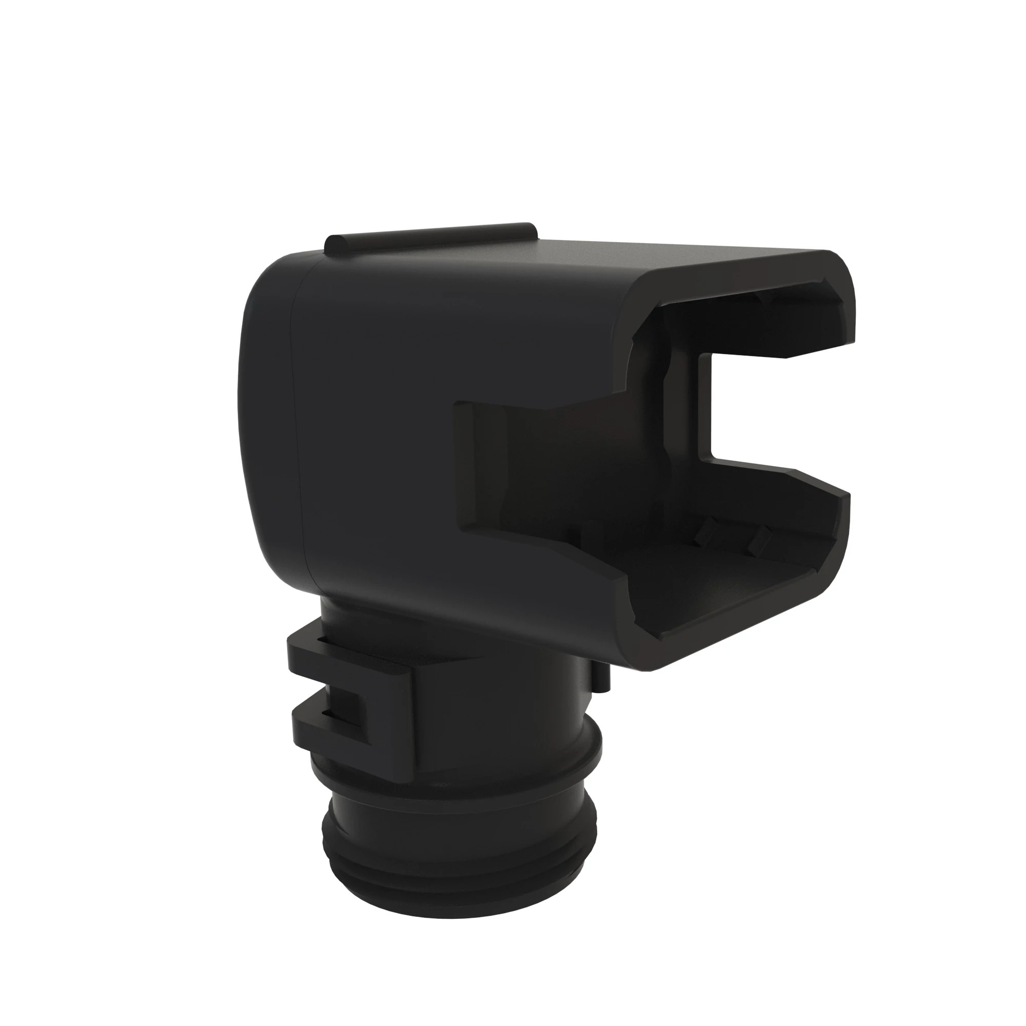 ACCY DEUTSCH DT BACKSHELL BLK PLSTC
