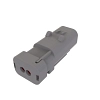 TYCO AMPSEAL16 2W PIN SLD GRY PLSTC