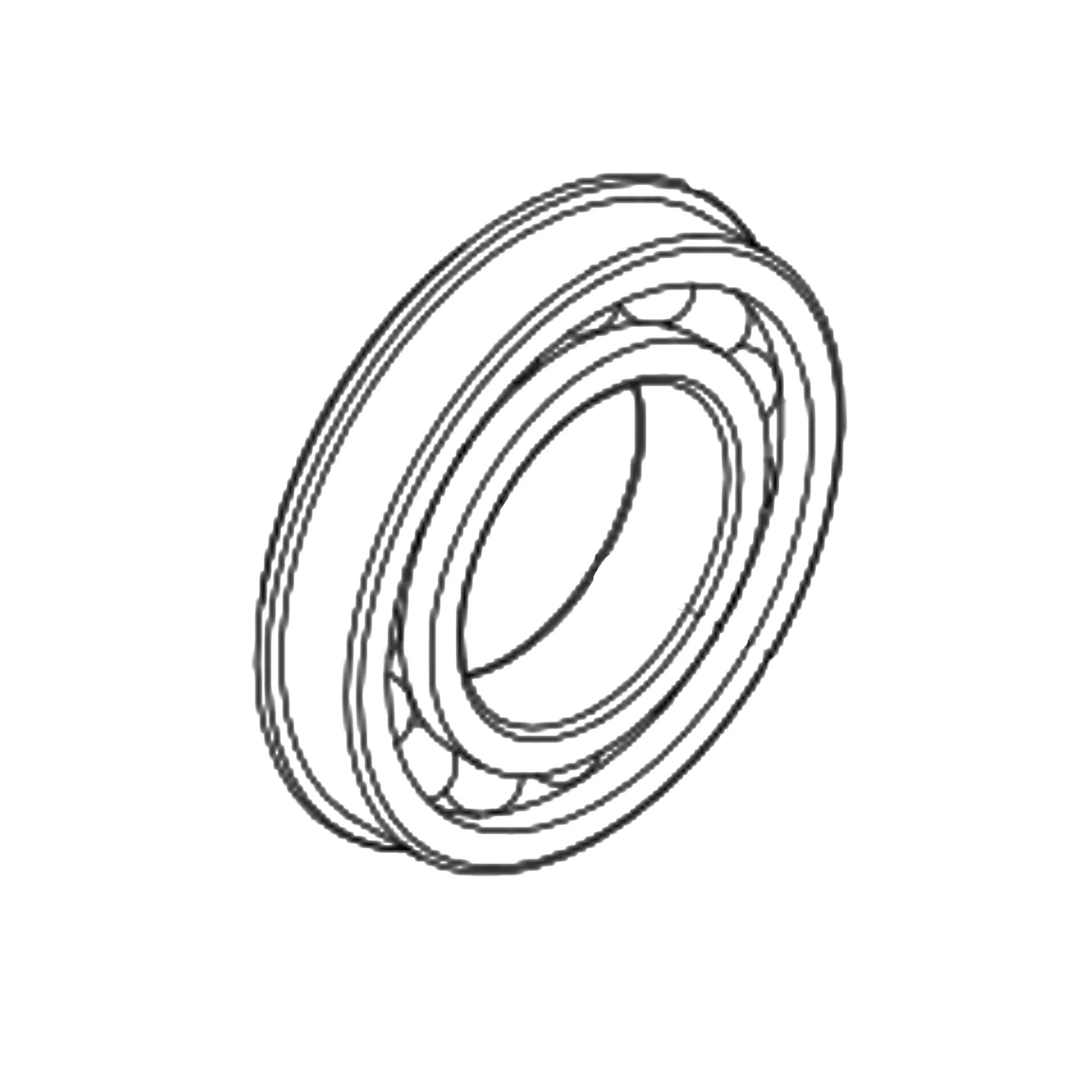 John Deere Single Row Cylindrical Ball Bearing - F41212R