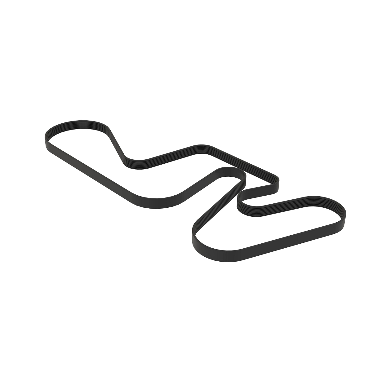 V-BELT, 8PK3002, AC-AP, PULLEY 168