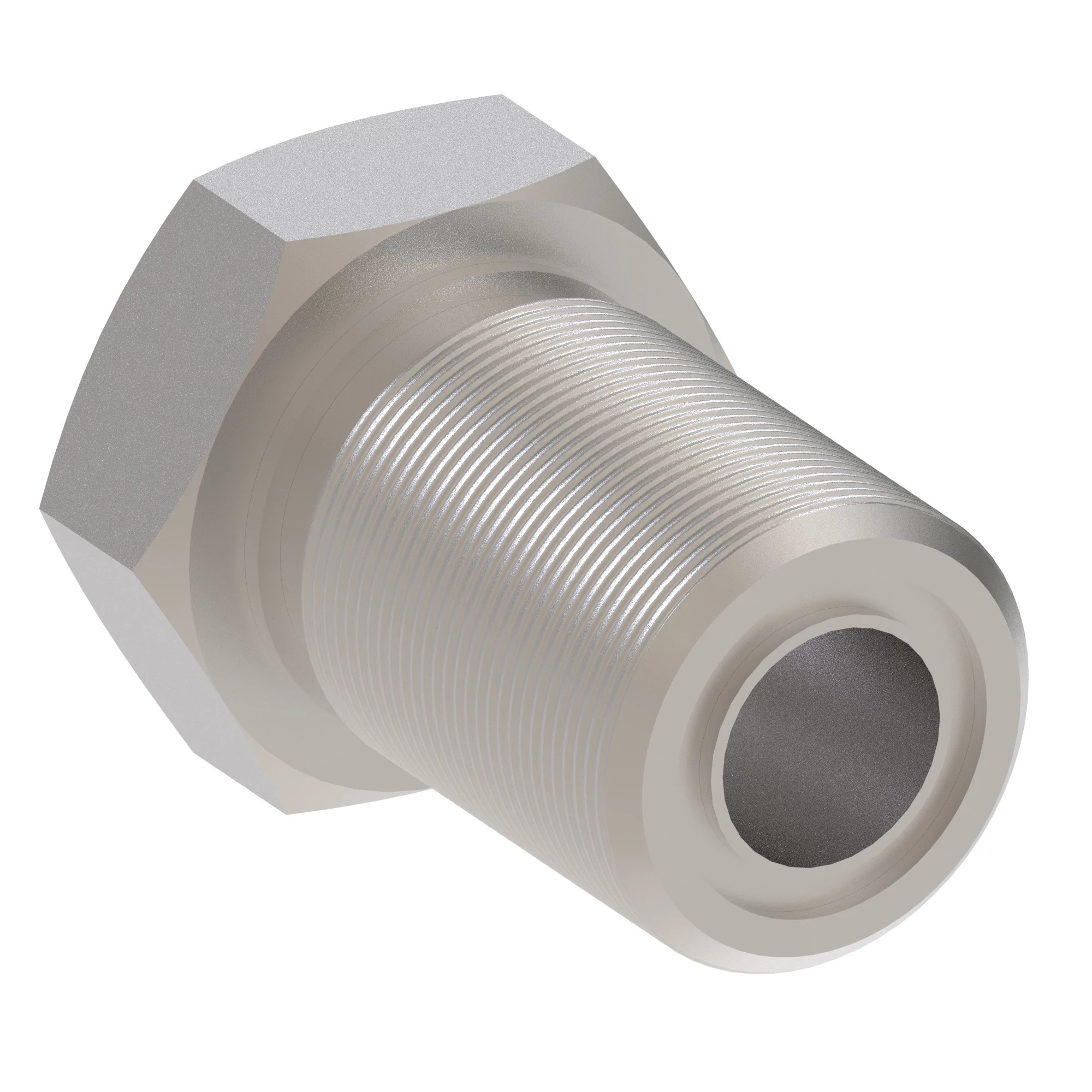 John Deere Straight Male Tube Bulhead Adapter Fitting - 38H1222