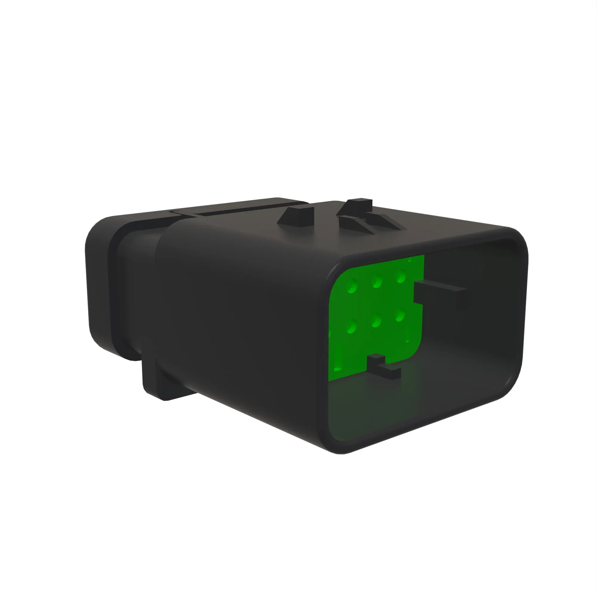 John Deere Green Electrical Connector Housing, Cavities 12 - 57M9826
