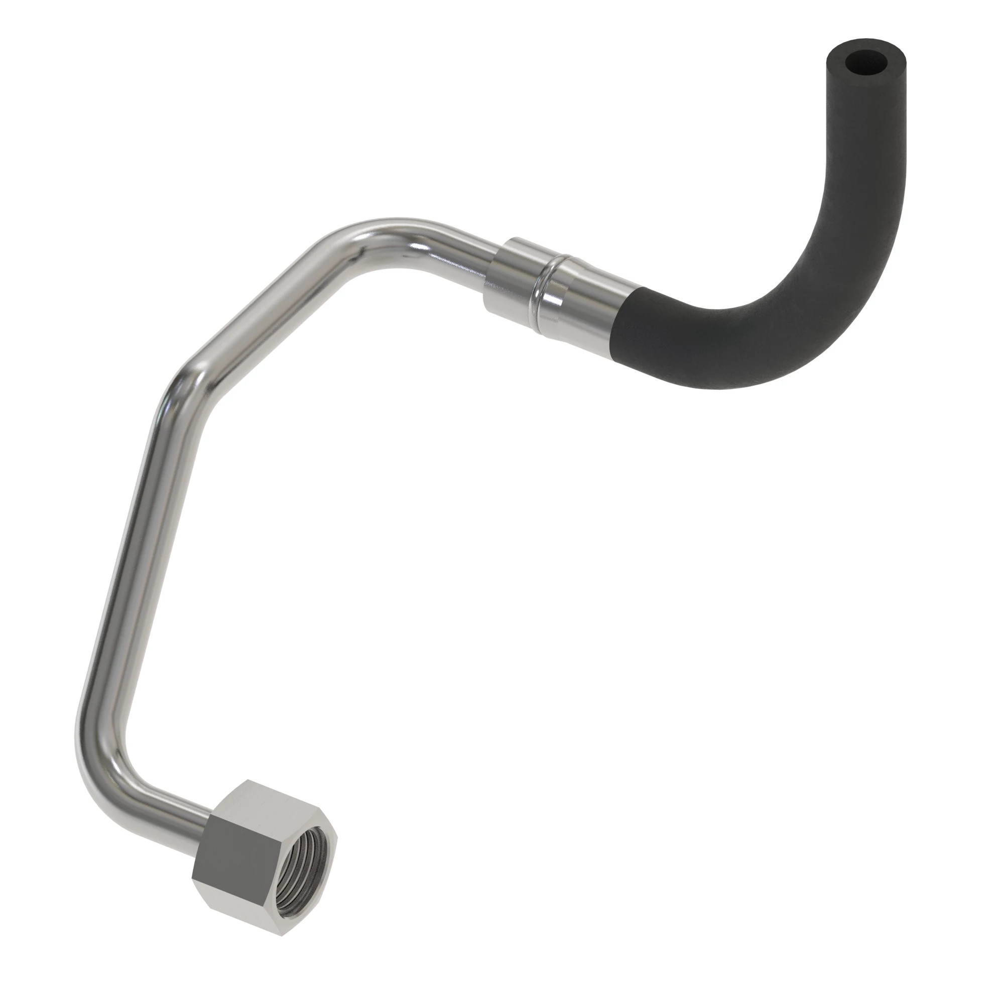 LINE, EXHAUST THROTTLE COOLANT RETU