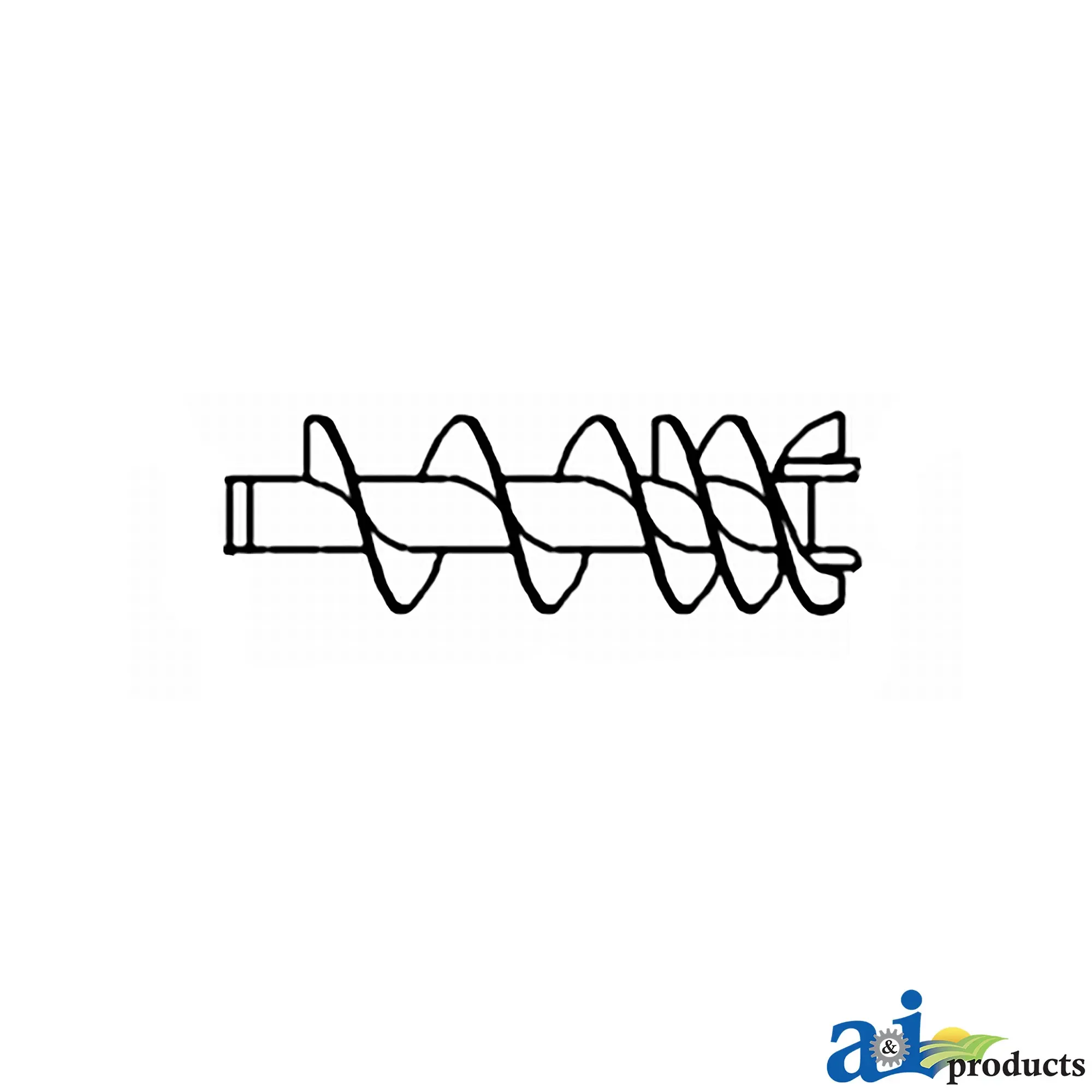 A&I Products Clean Grain Loading Auger Flight - A-AH146554
