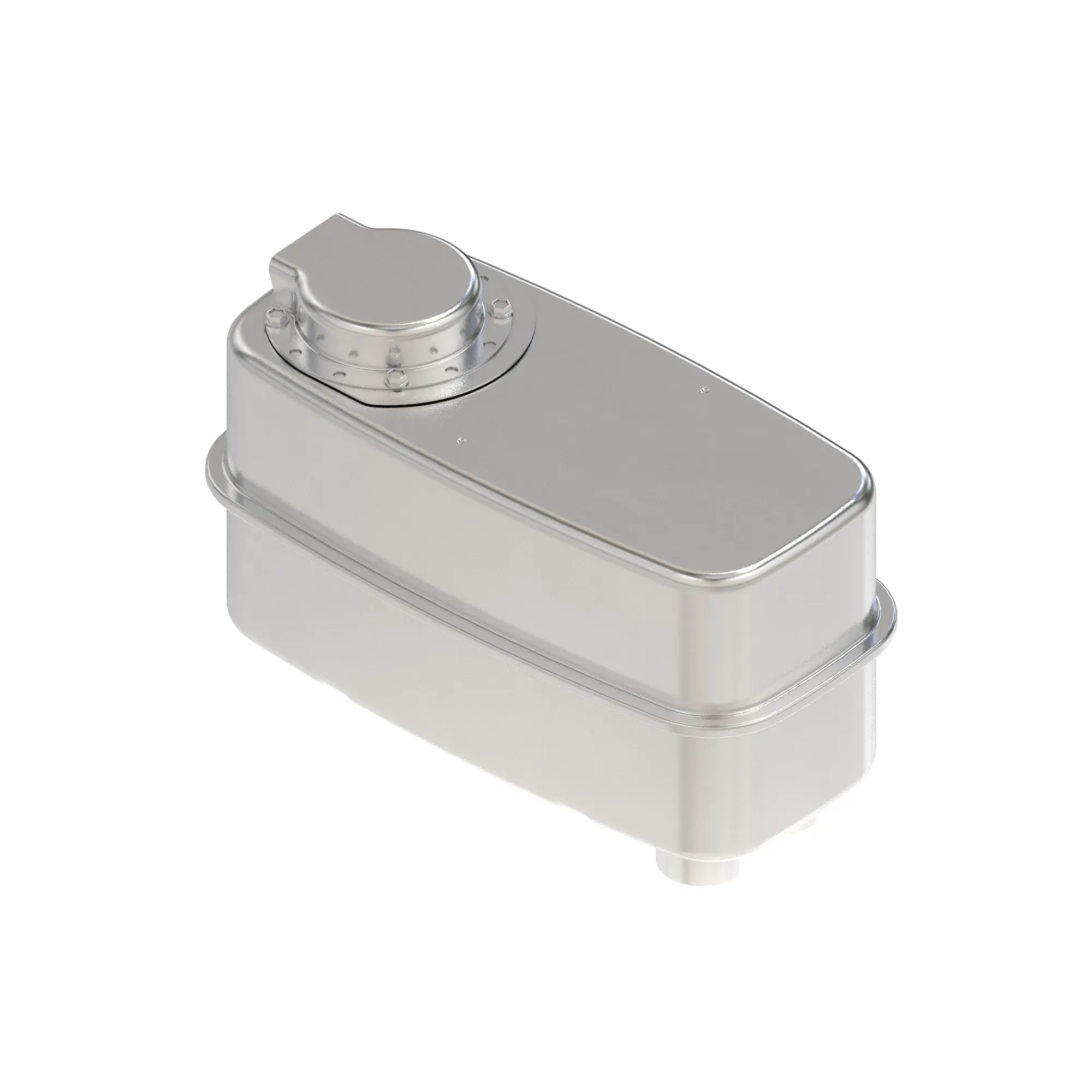 John Deere Non-Aspirated Round Shaped Spark Arresting Muffler - AM141174