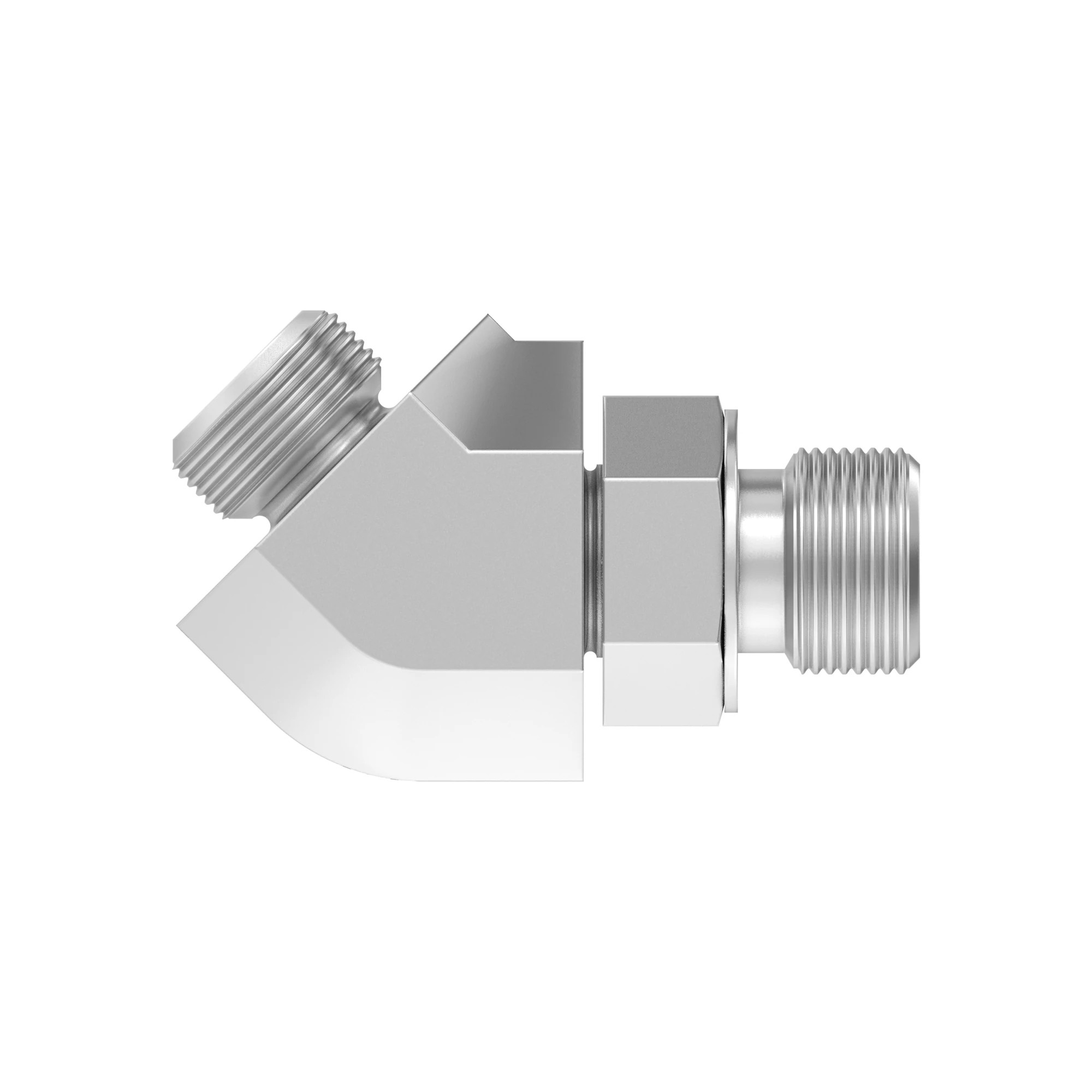 45 DEG STRAIGHT THREAD,O-RING FSF