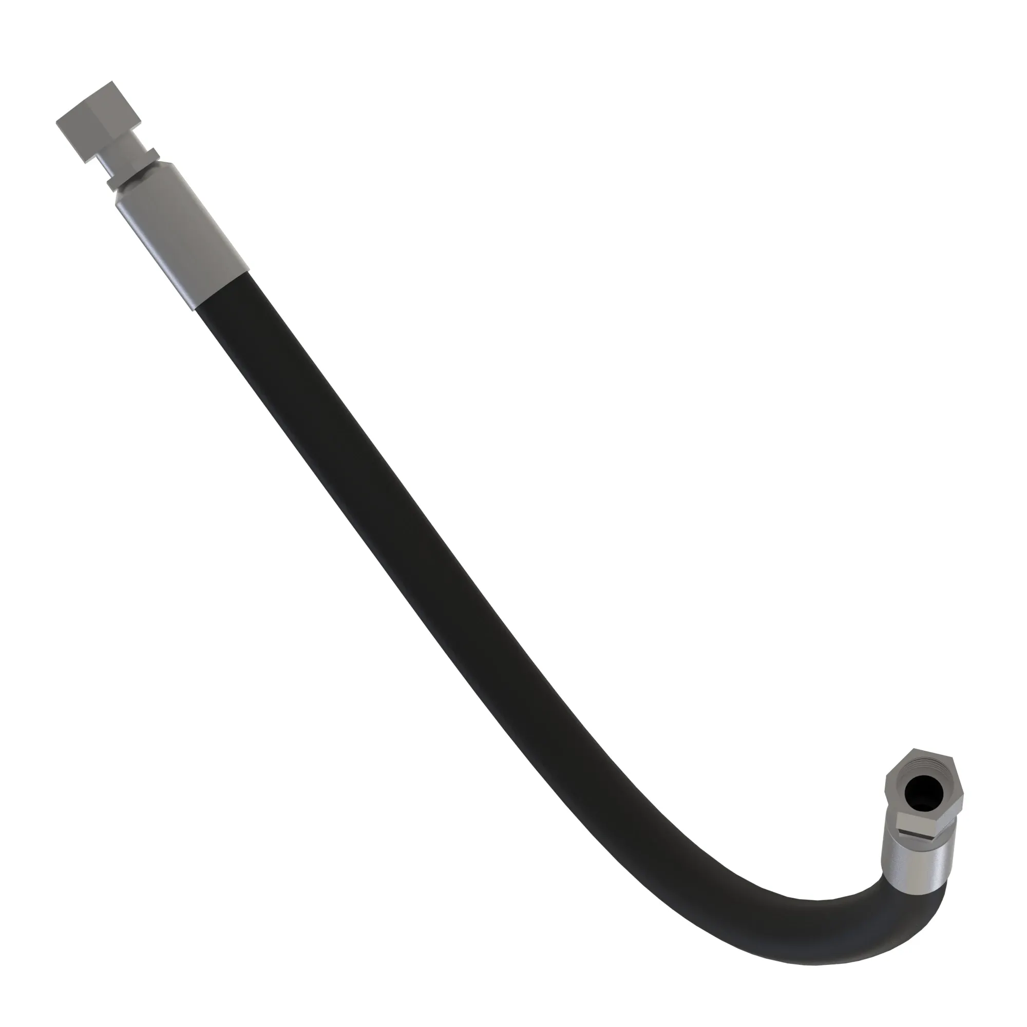 John Deere Ride Control ACC to RCV Hydraulic Hose - AT529185