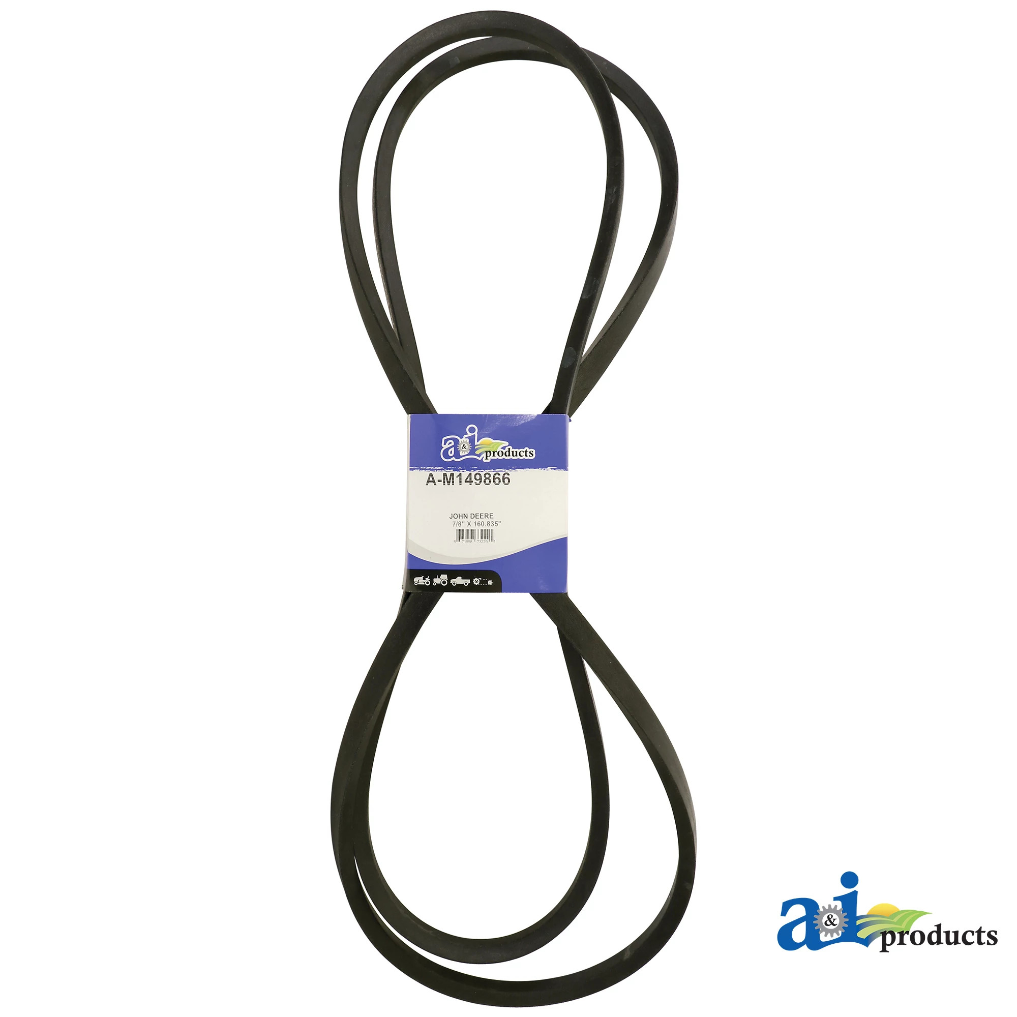 A&I Products HC Section Mower Deck Drive V-Belt, Effective Length 4085.2 mm (160.8 inch) - A-M149866