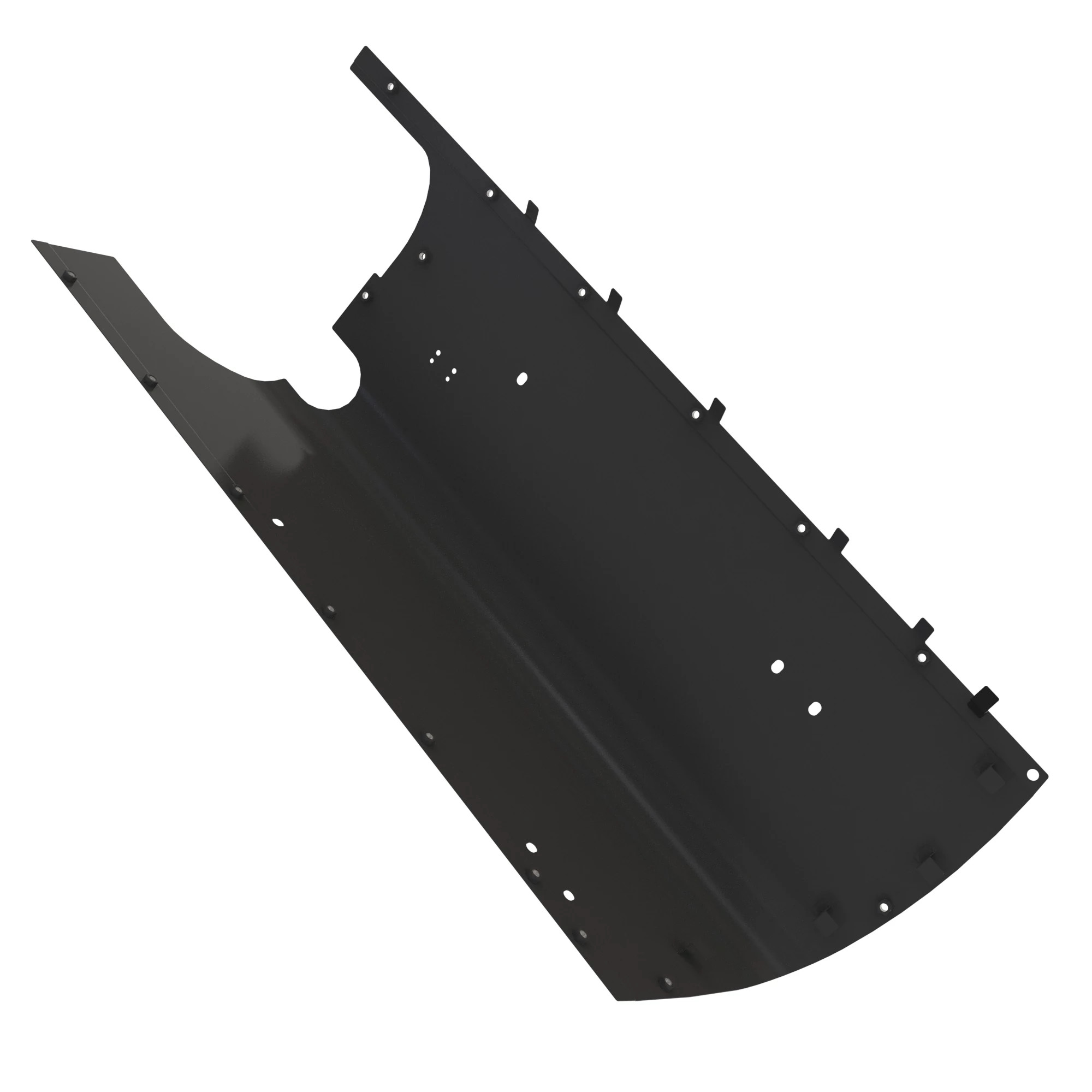 Size 4, aspirator and atd side cover for exhaust shielding