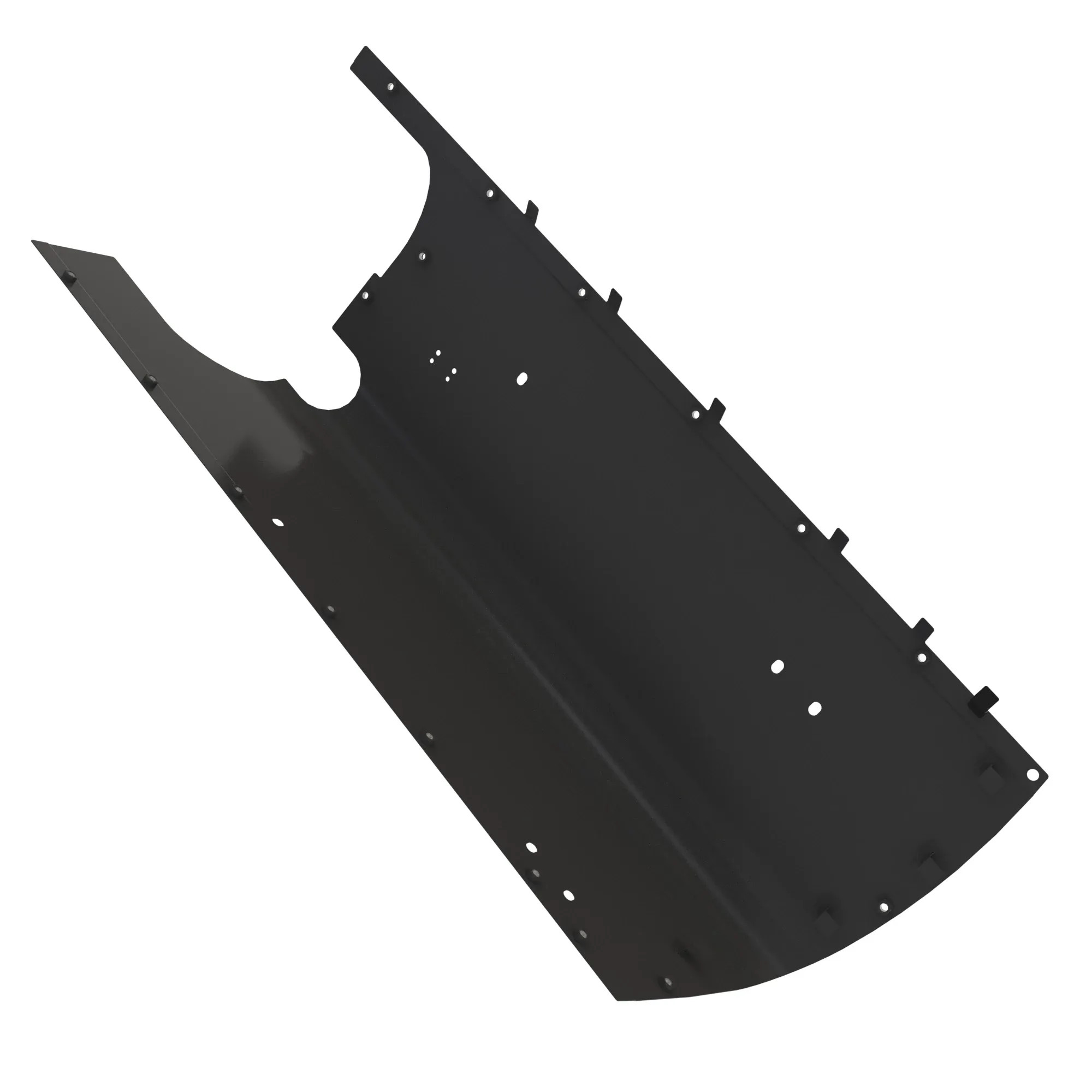 Size 4, aspirator and atd side cover for exhaust shielding