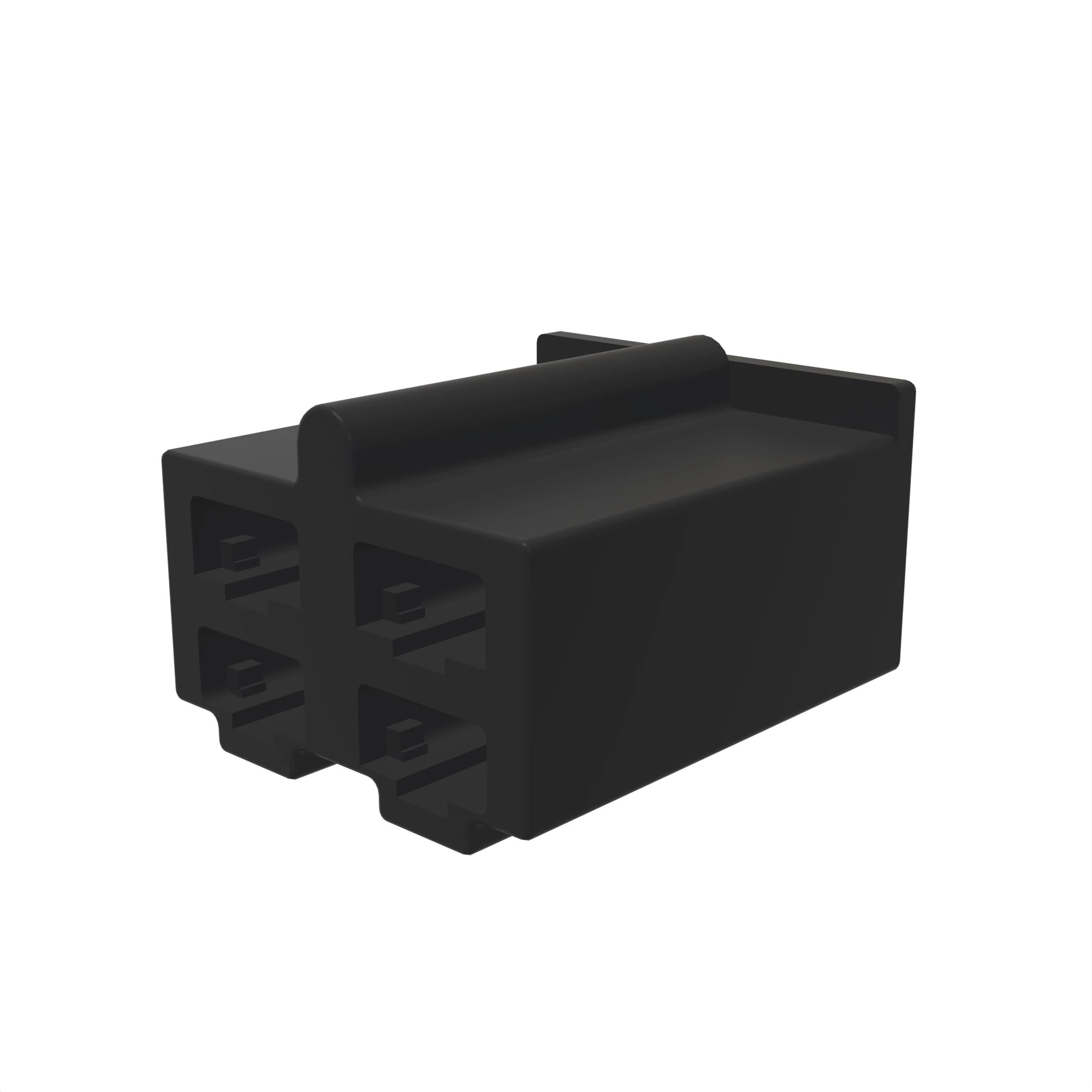 CONN DELPHI 56 4W F BLK PLSTC