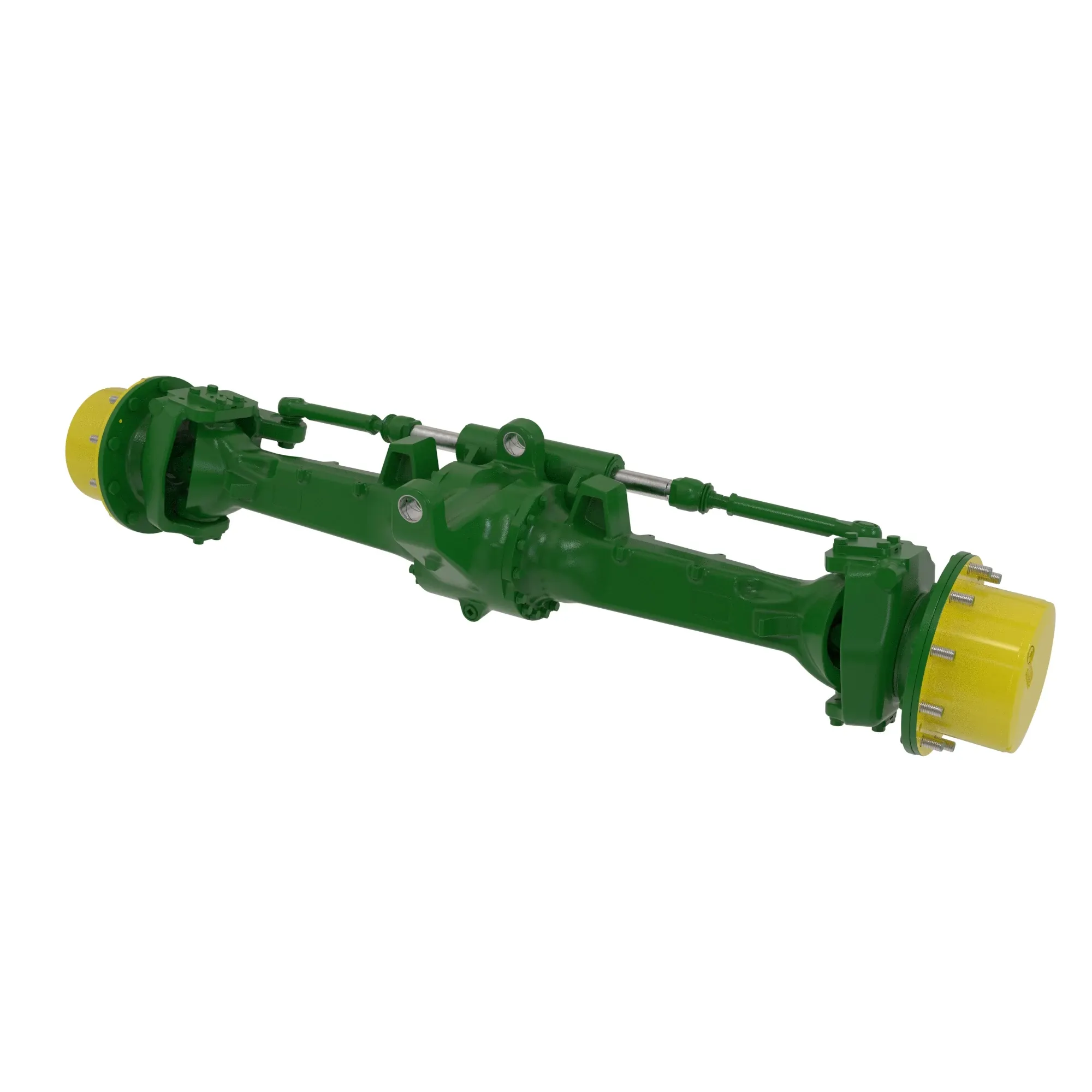 MFWD I=13.286 (DANA 750/10087357), M50, King Pin=8, Caster=12, Camber=1, M18 steering cylinder ports