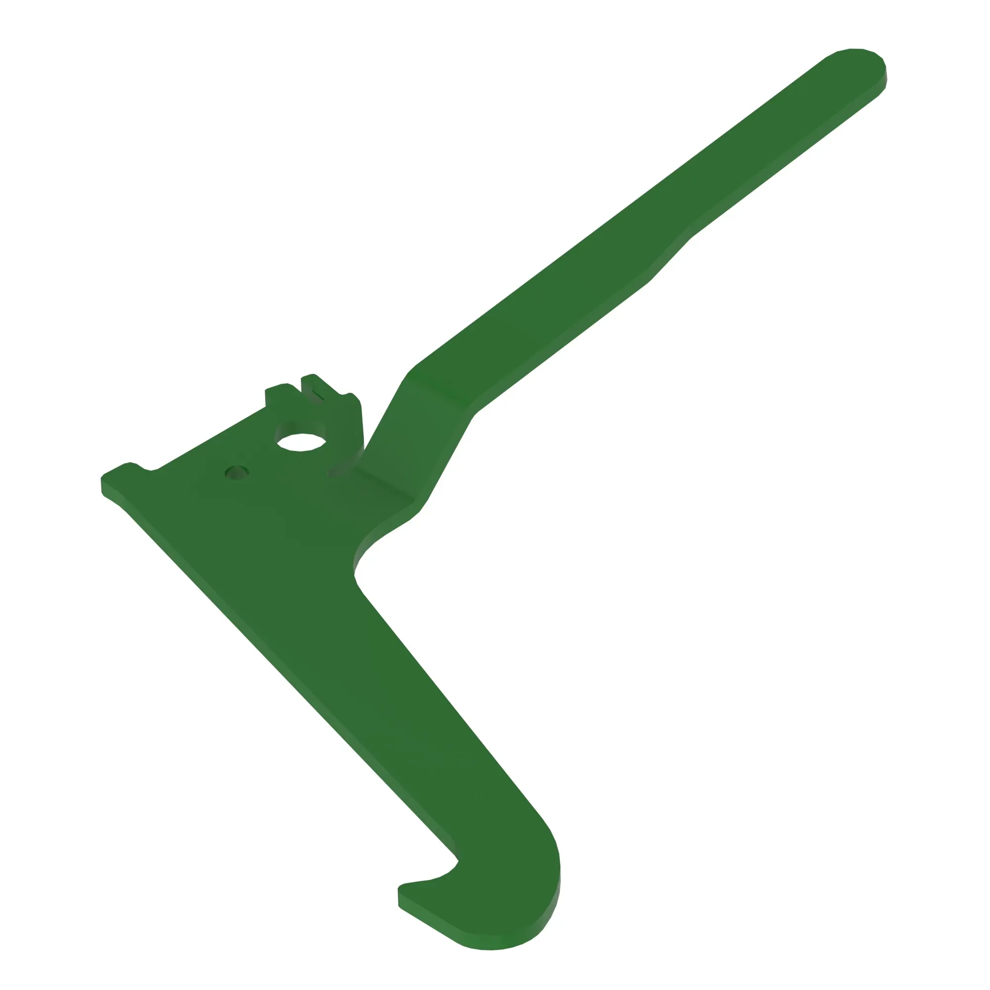 PLATE, BACKHOE STAB LEG LOCK LATCH,