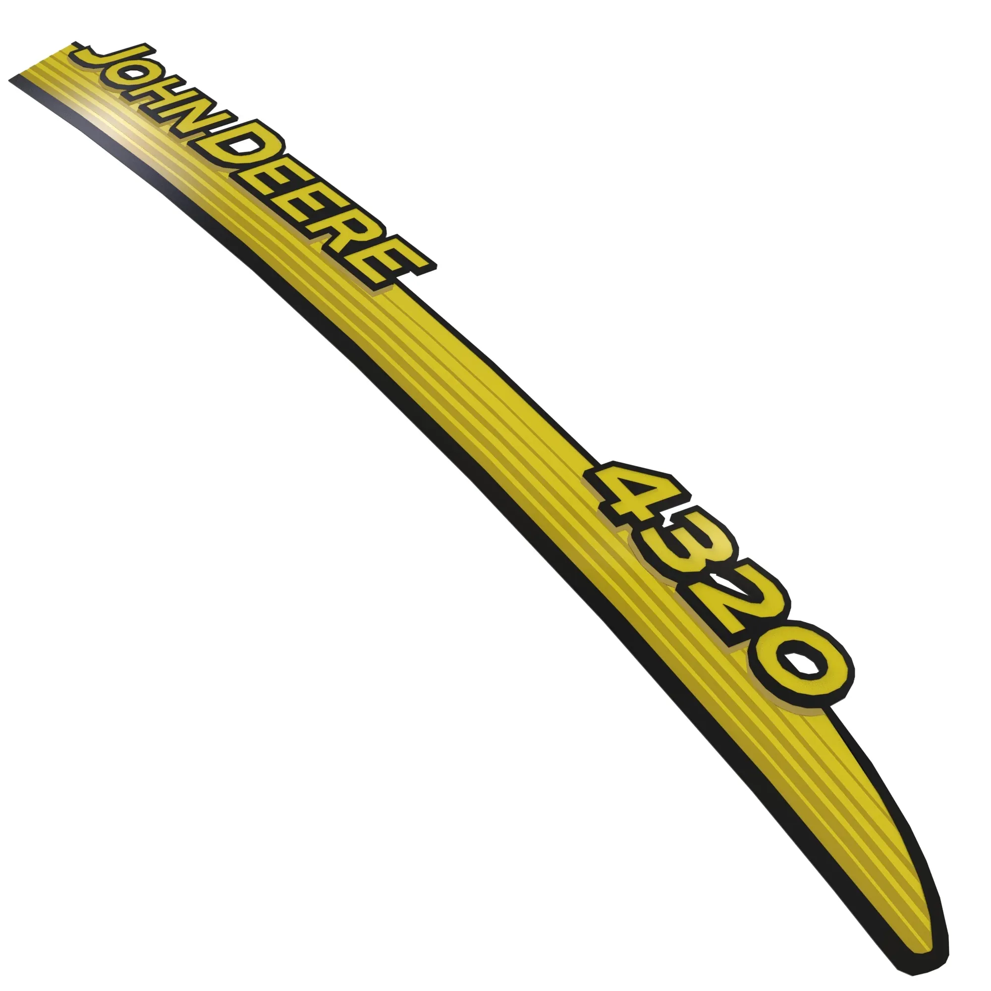 LABEL, HOOD STRIPE, RH, 4320