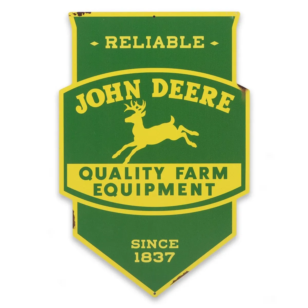 "Farm Equipment Shield Metal Sign"