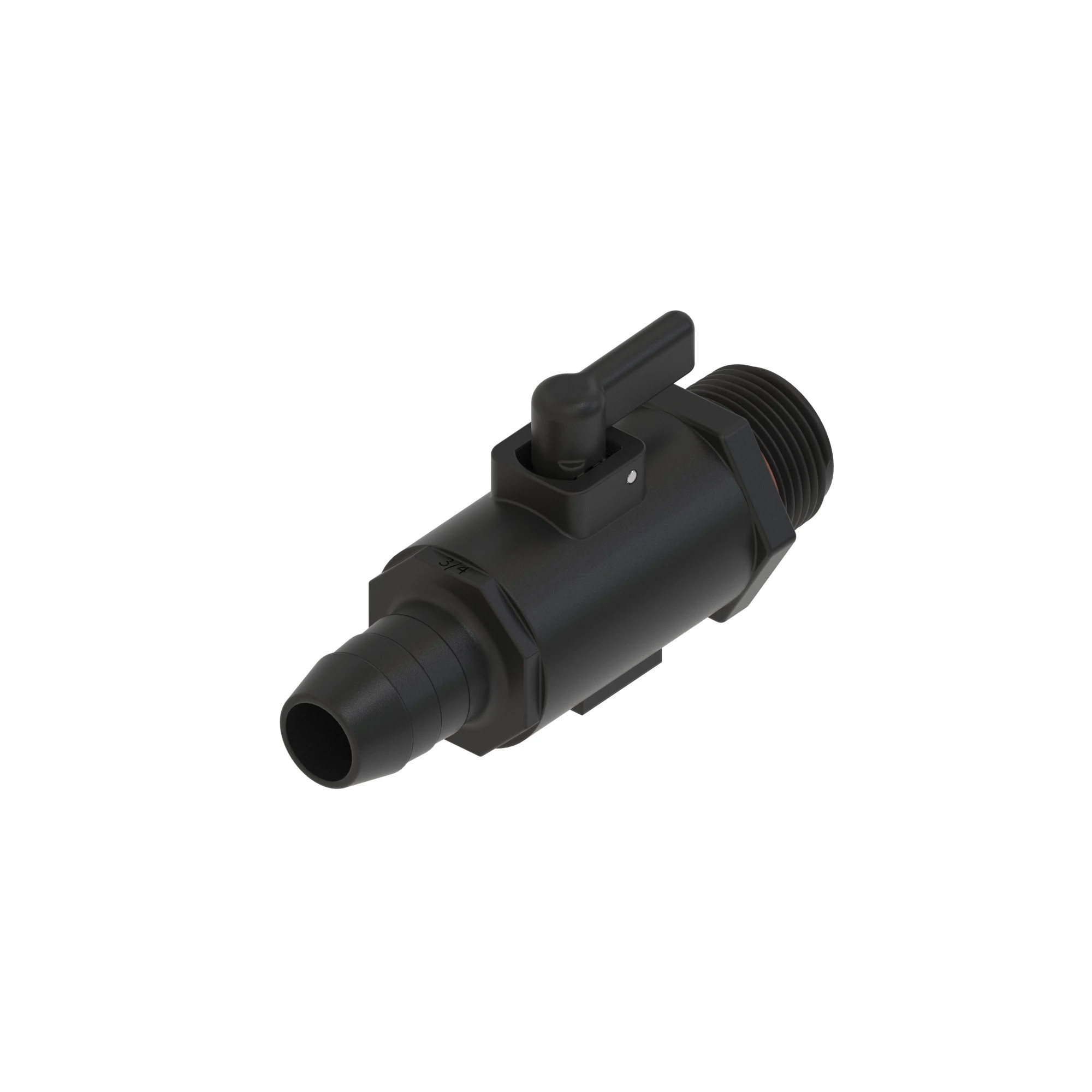 HAND OPERATED VALVE, 3/4" HOSE BARB