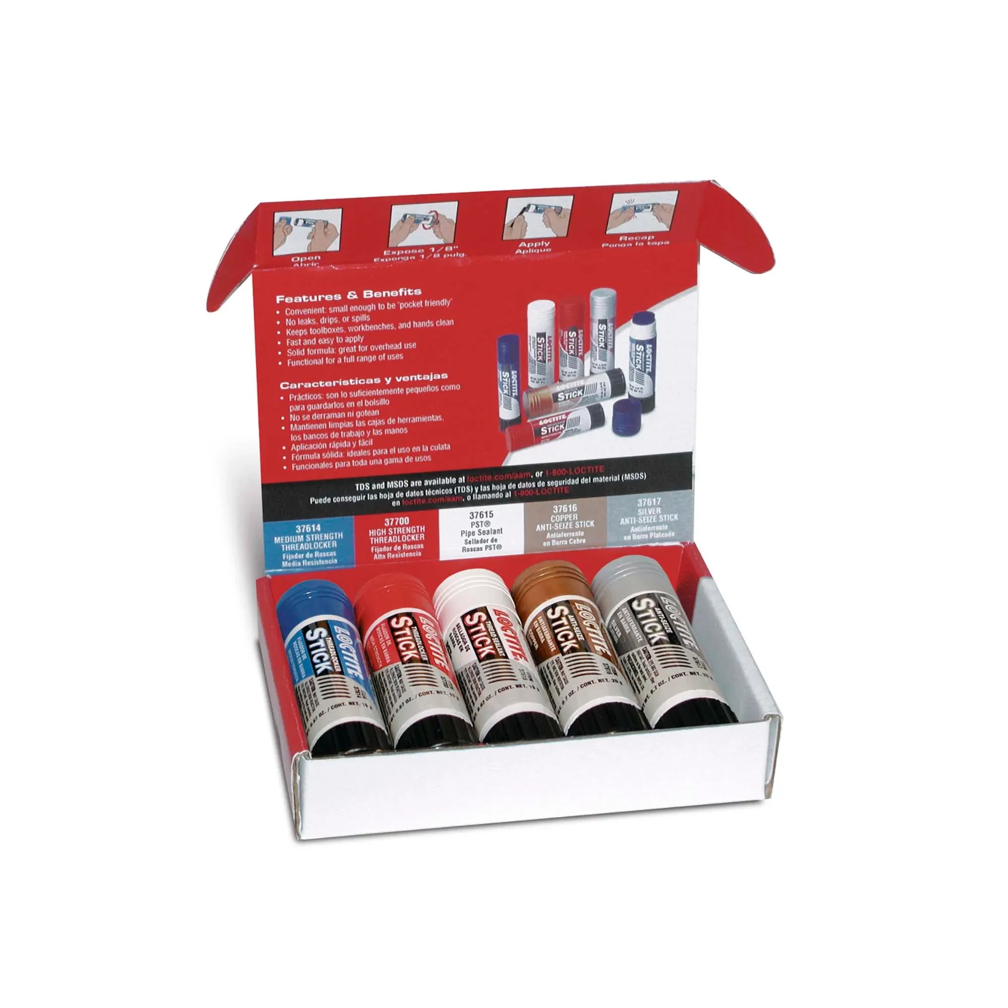 John Deere LOCTITE Thread Treatment Stick Kit (Pack of 5), 19-20 gram - PM38725