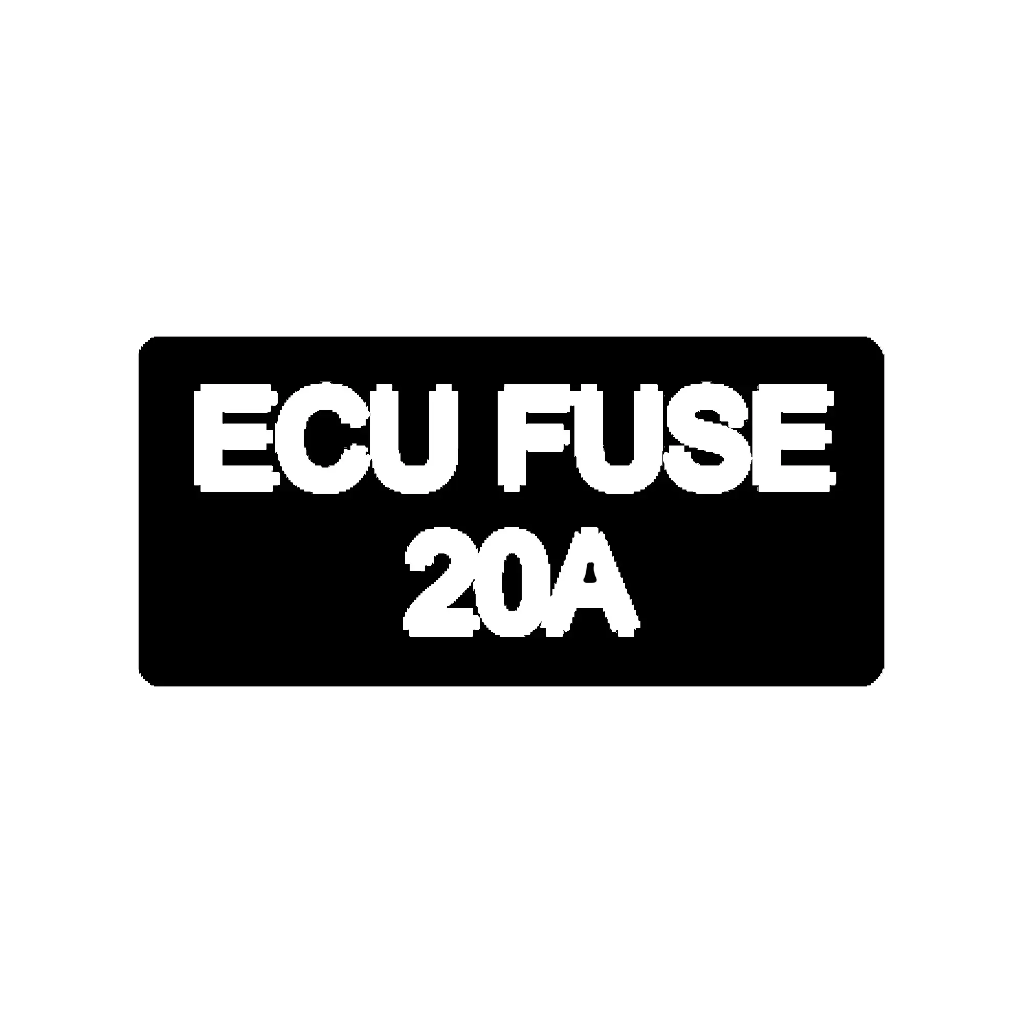 John Deere ECU Fuse Label - N310374