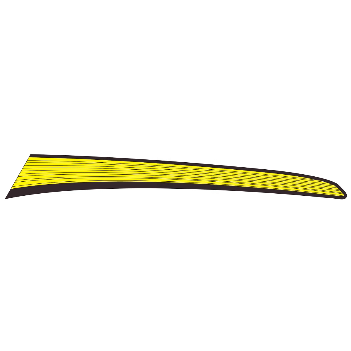 Label, Hood Stripe, RH