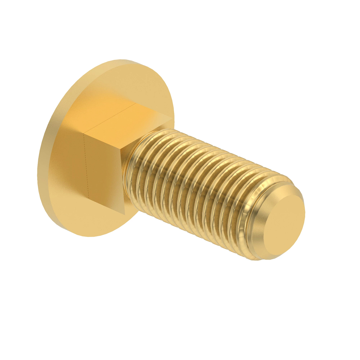 John Deere Round Head Square Neck Bolt, M10 X 30 - 03M7085