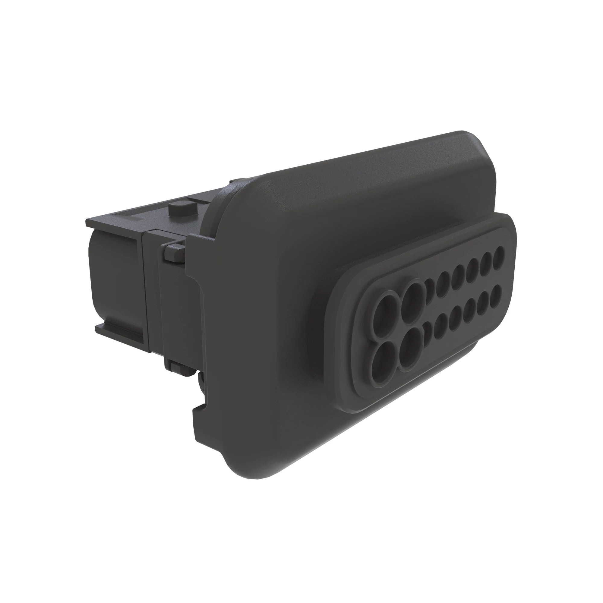 CONN TYCO MCP 16W MS BLK PLSTC