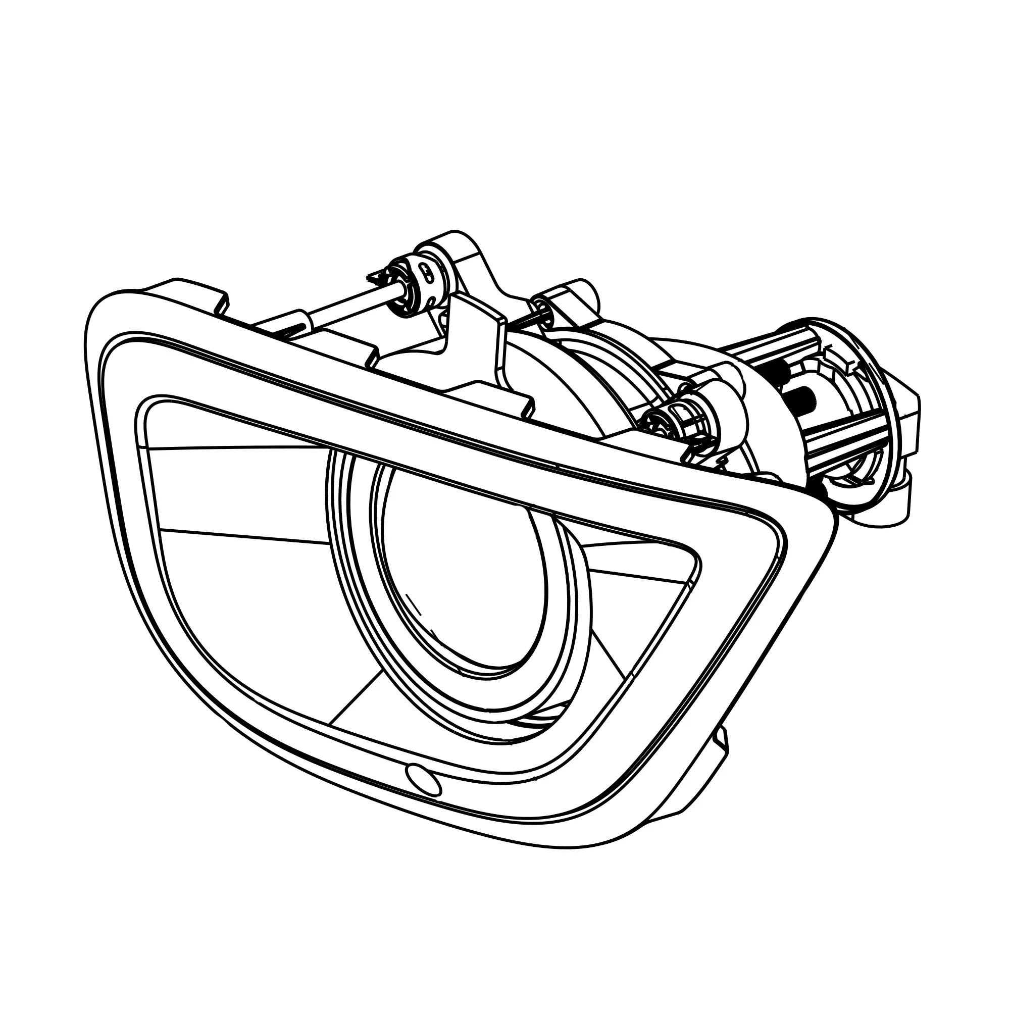 John Deere Low Beam Headlight, Left Side - AL220992