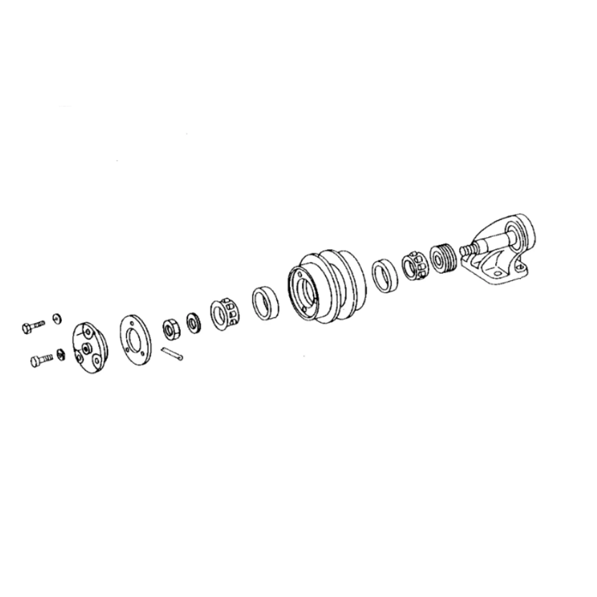 John Deere Track Carrier Roller - AT51375